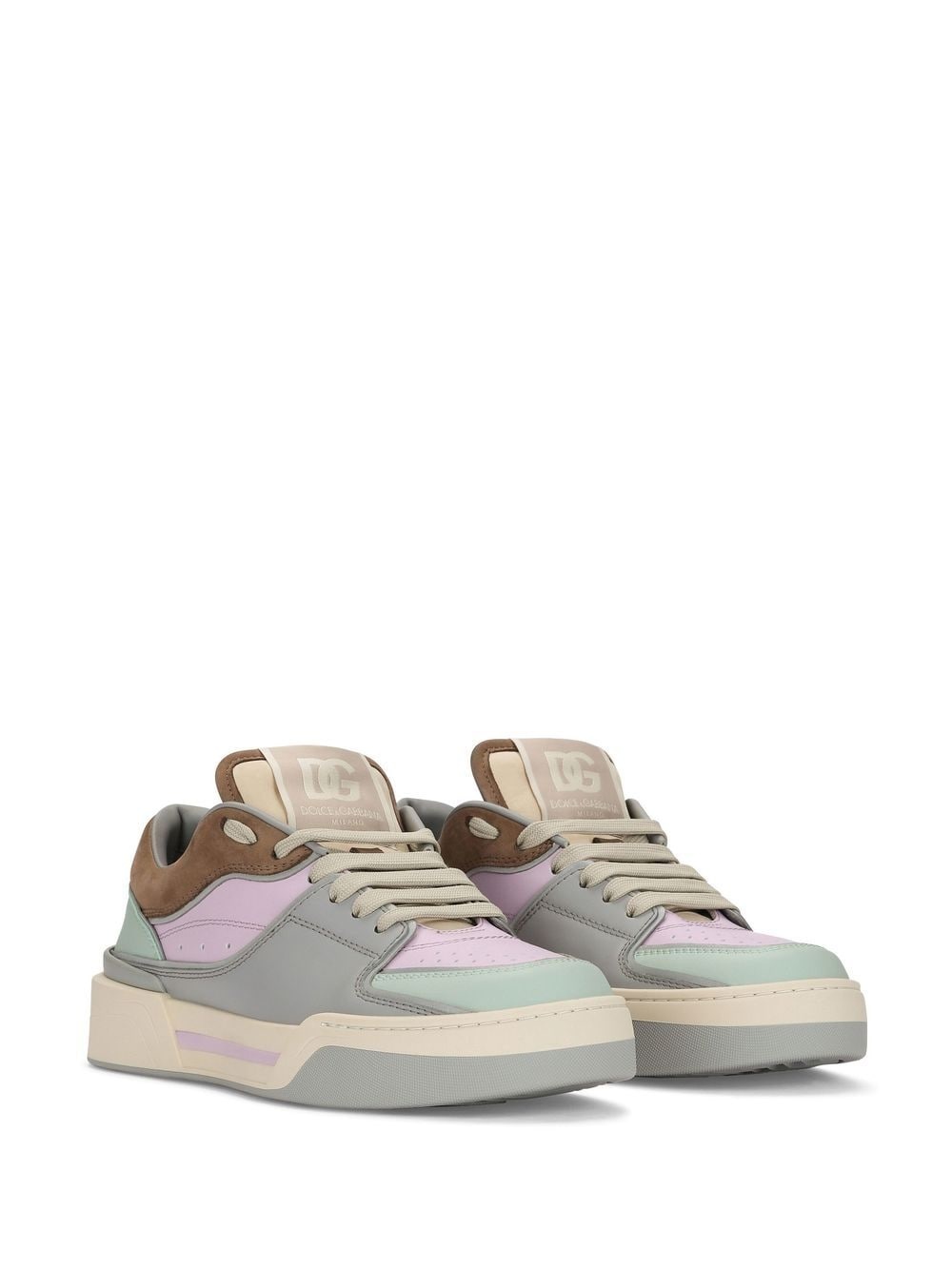 lace-up low-top sneakers - 2