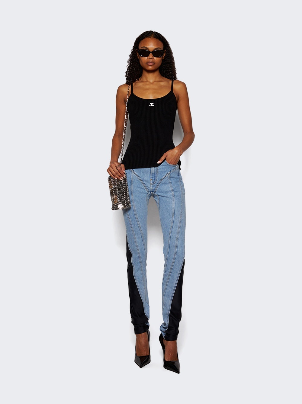 Reedition Knit Tank Top Black - 2