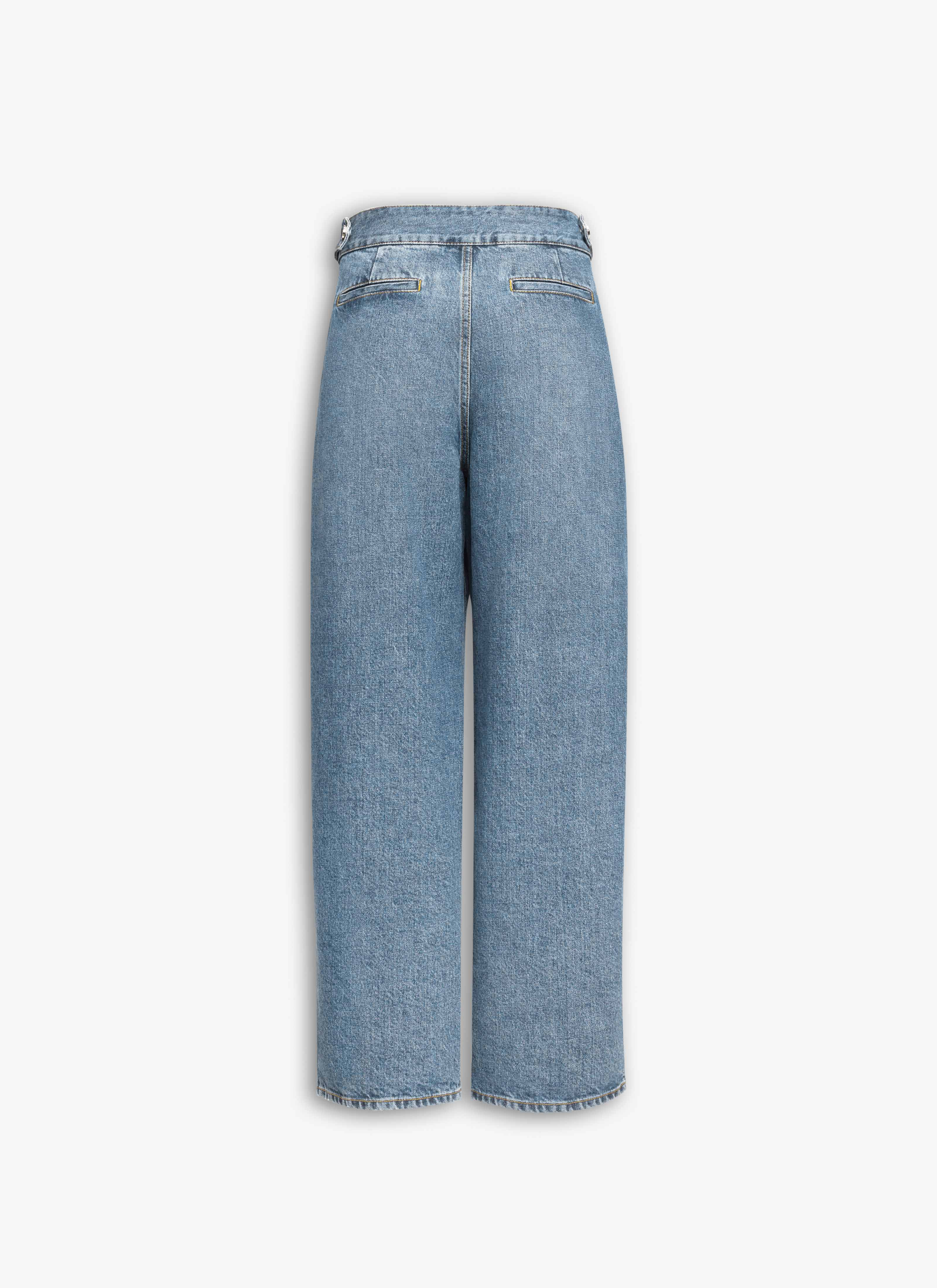 DENIM TAILORED PANTS - 4
