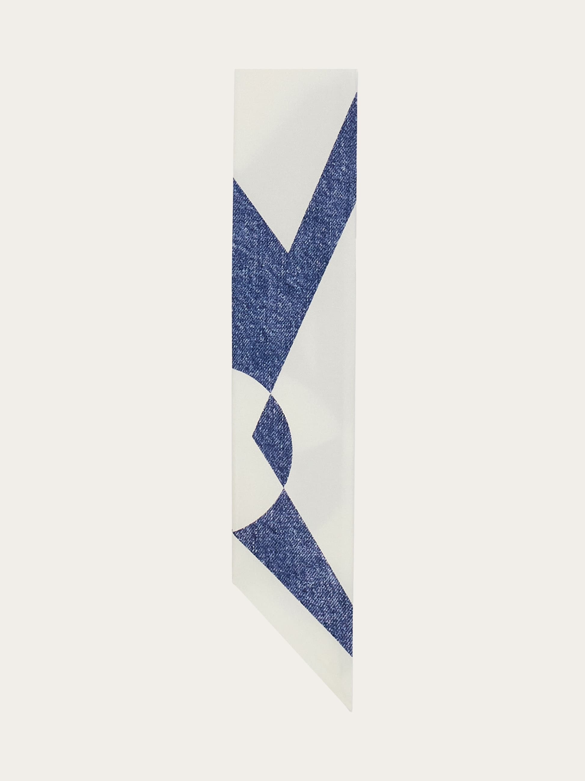 Venna print silk bandeau - 4