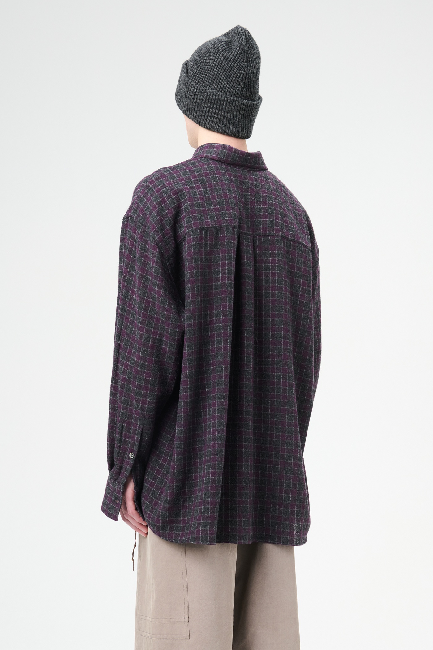 Borrowed BD Shirt Sophomore Check Rural Wool - 5