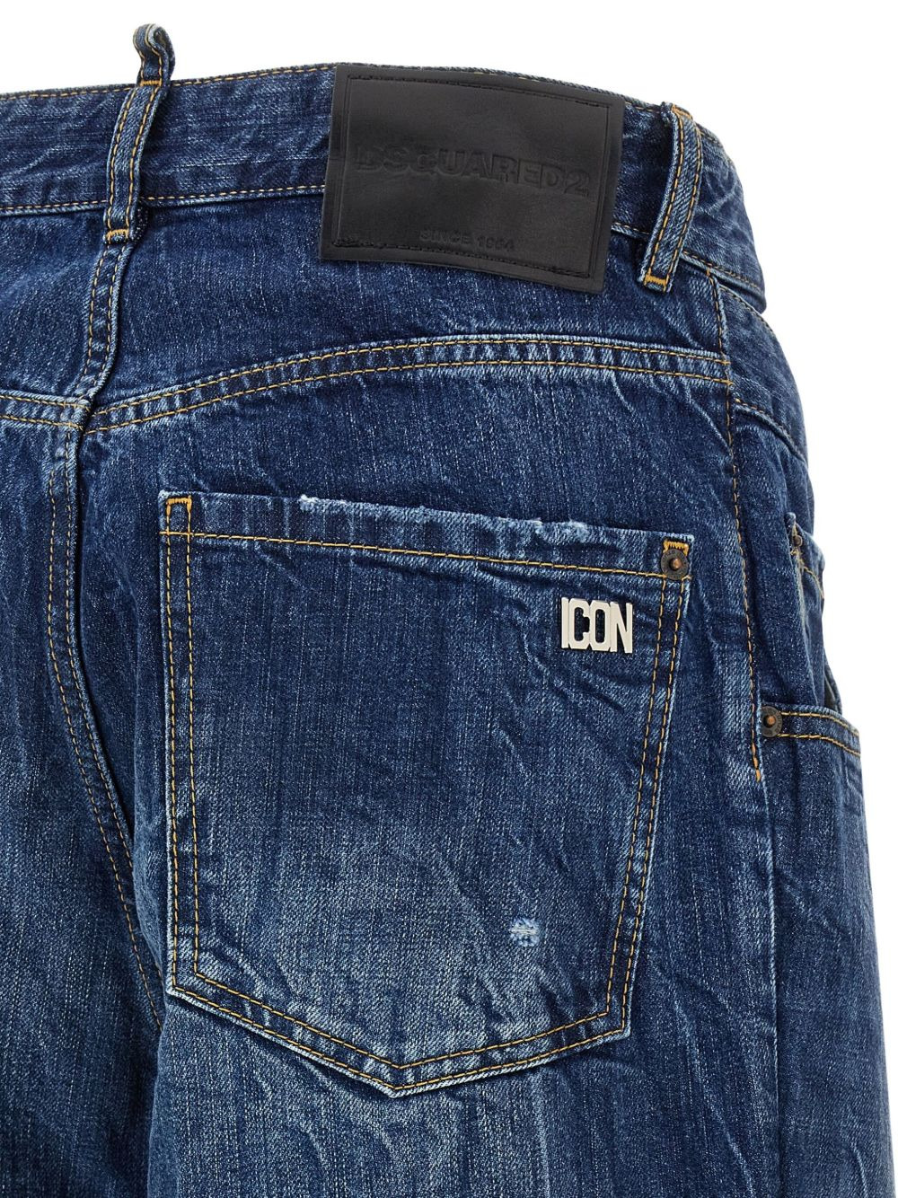 x Better Double Wrap stonewash jeans - 3