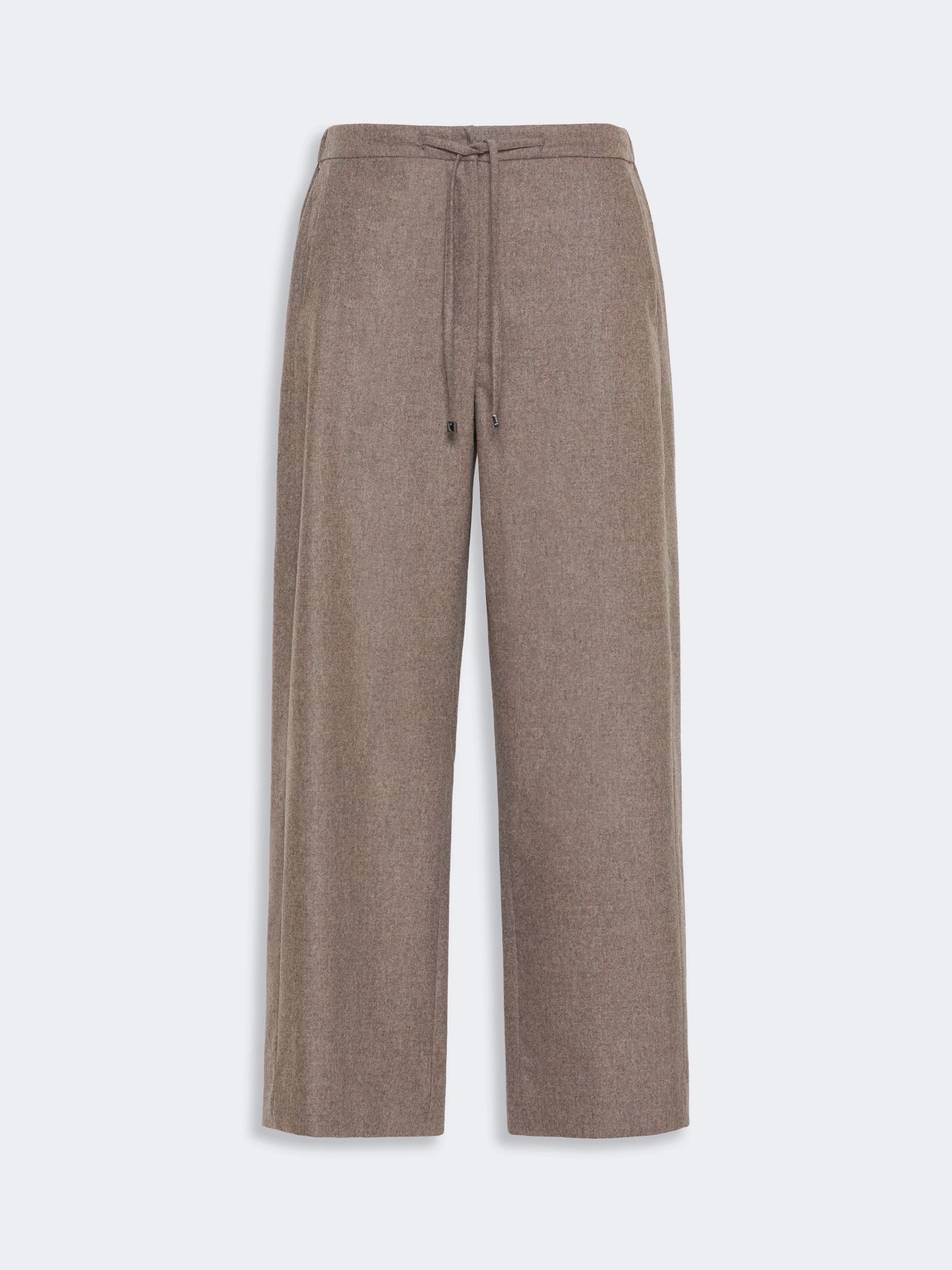 FLORIA Stretch wool joggers - TURTLEDOVE - 1