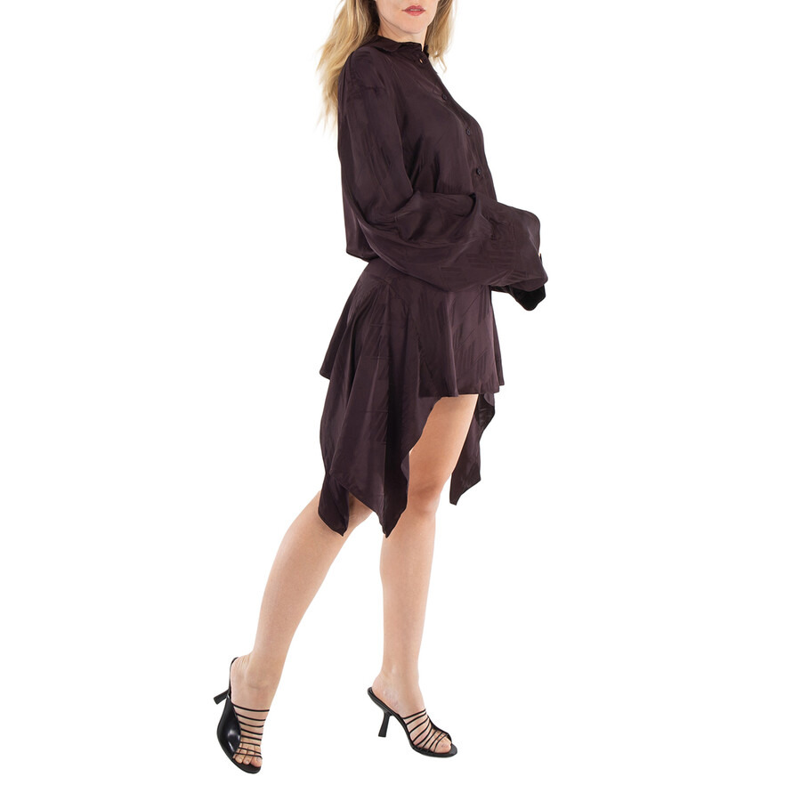 The Attico Ladies Brown Mischa Mini Dress - 4