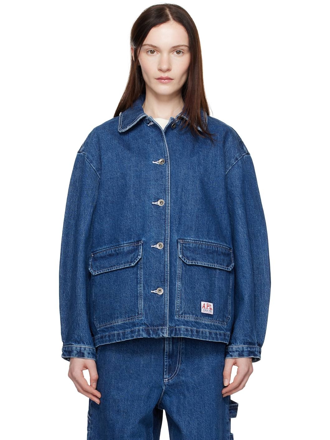 Blue Alys Denim Jacket - 1