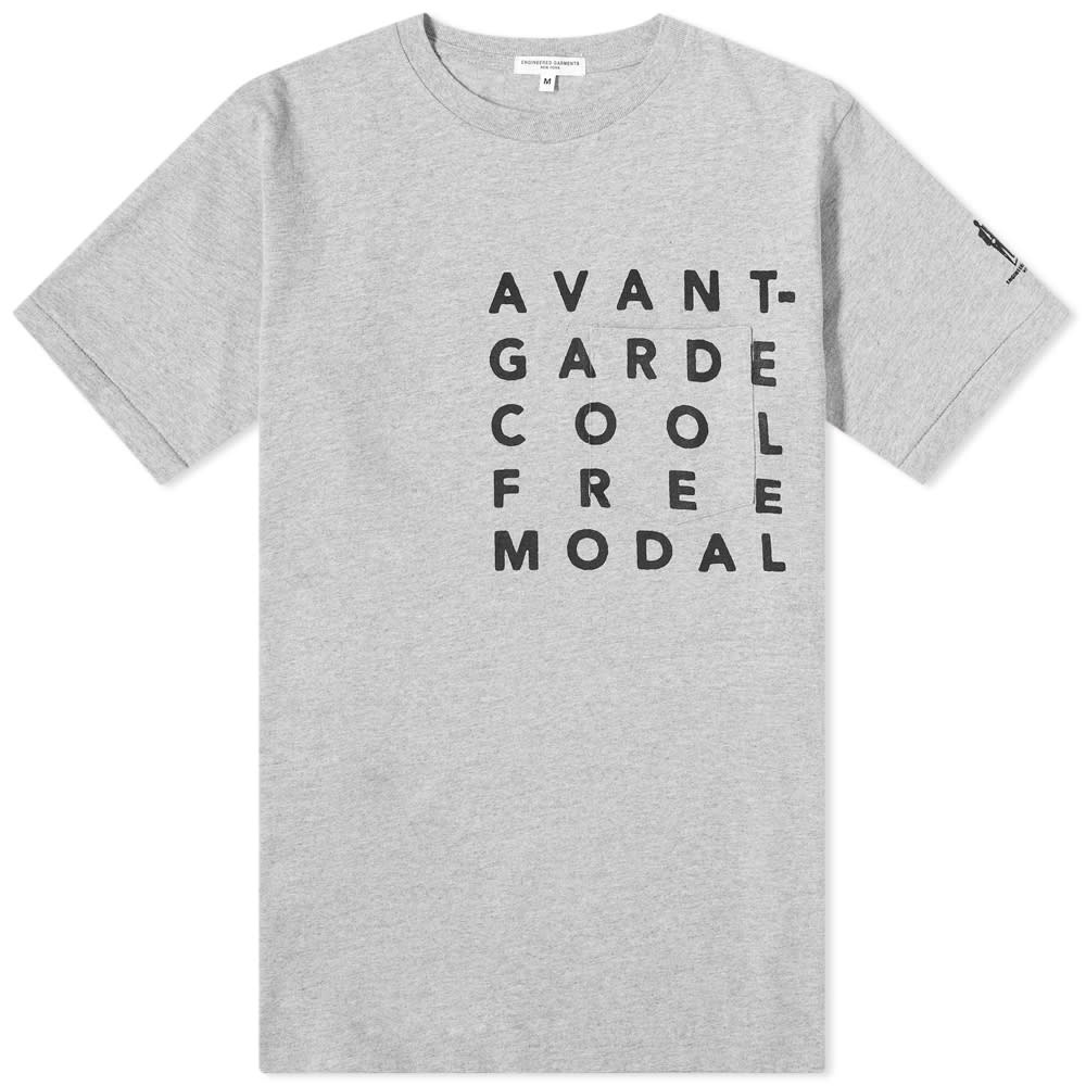 Engineered Garments Avant Printed Cross Crew Tee - 1