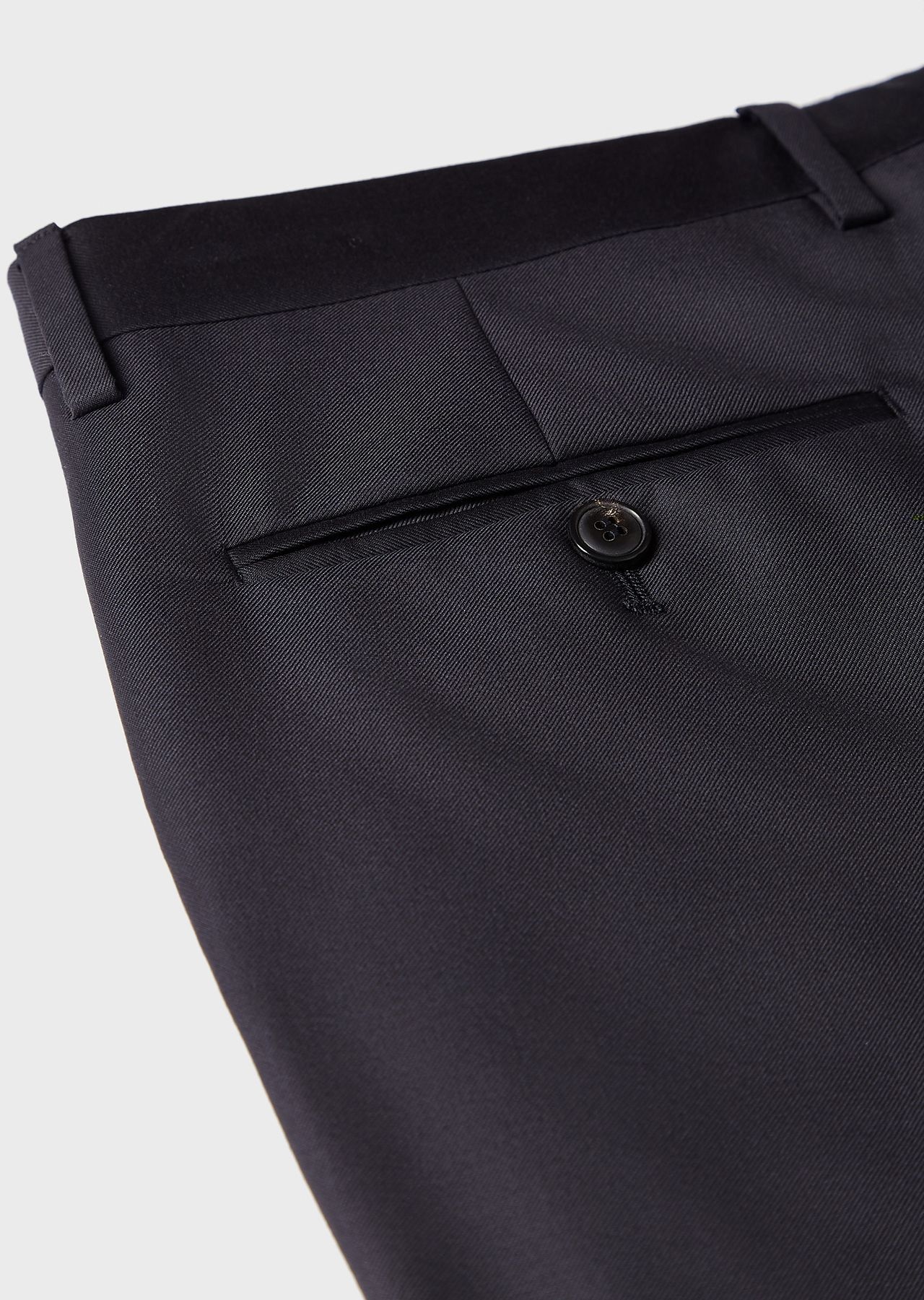 Wool and cashmere gabardine trousers - 7