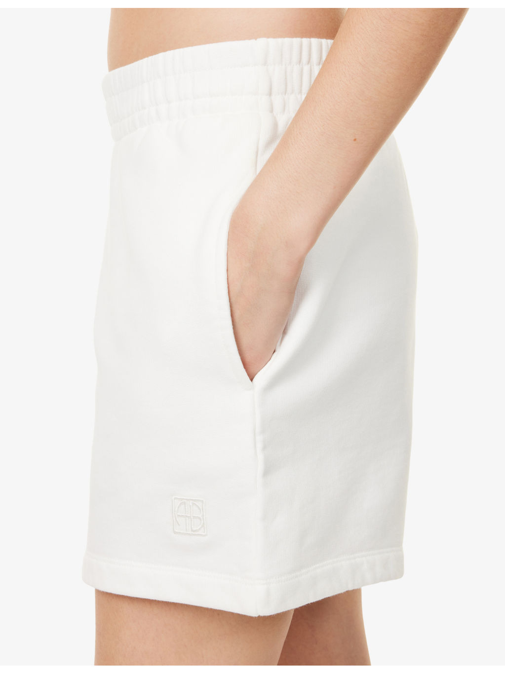 Kam Monogram-Embroidery Cotton-Jersey Shorts - 5