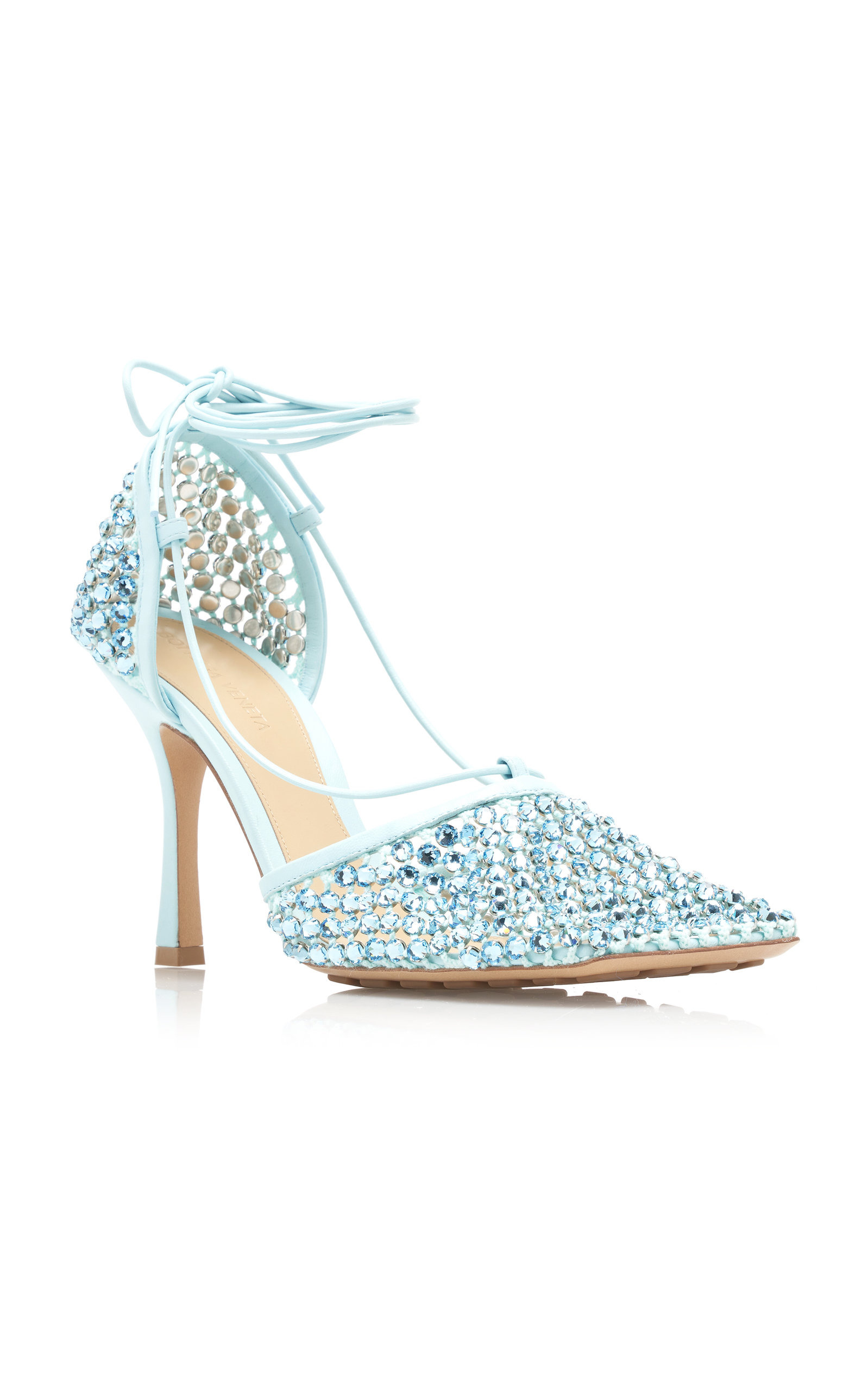 Sparkle Stretch Sandals blue - 6