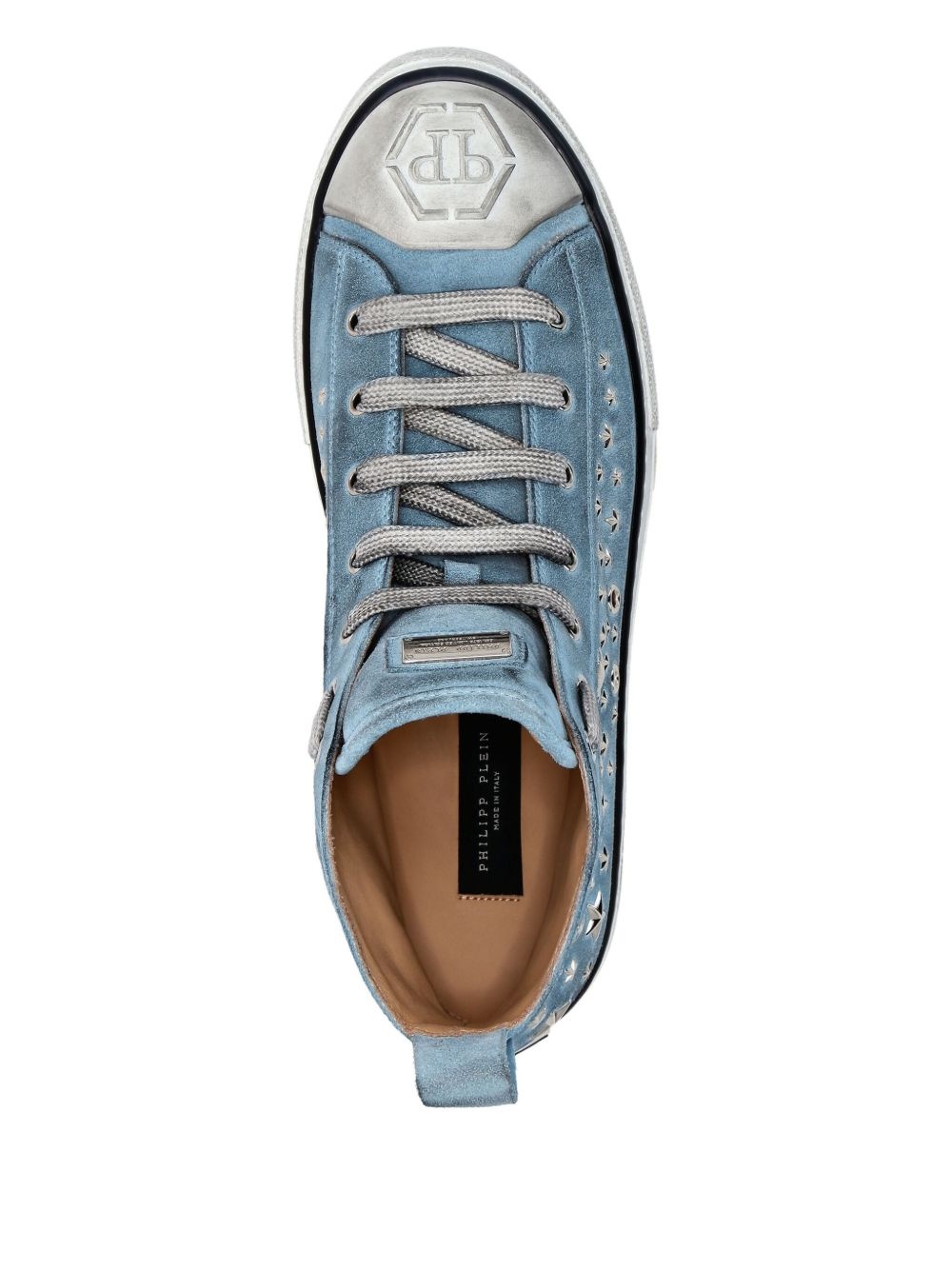 star-embellished sneakers - 3