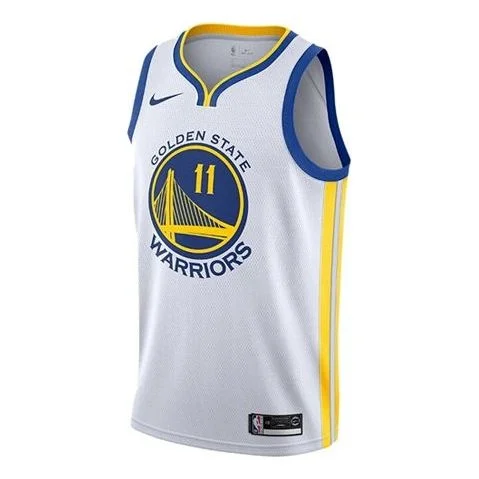 Nike NBA Connected Jersey golden state warriors klay thompson 'White Yellow Blue' 864417-102 - 1