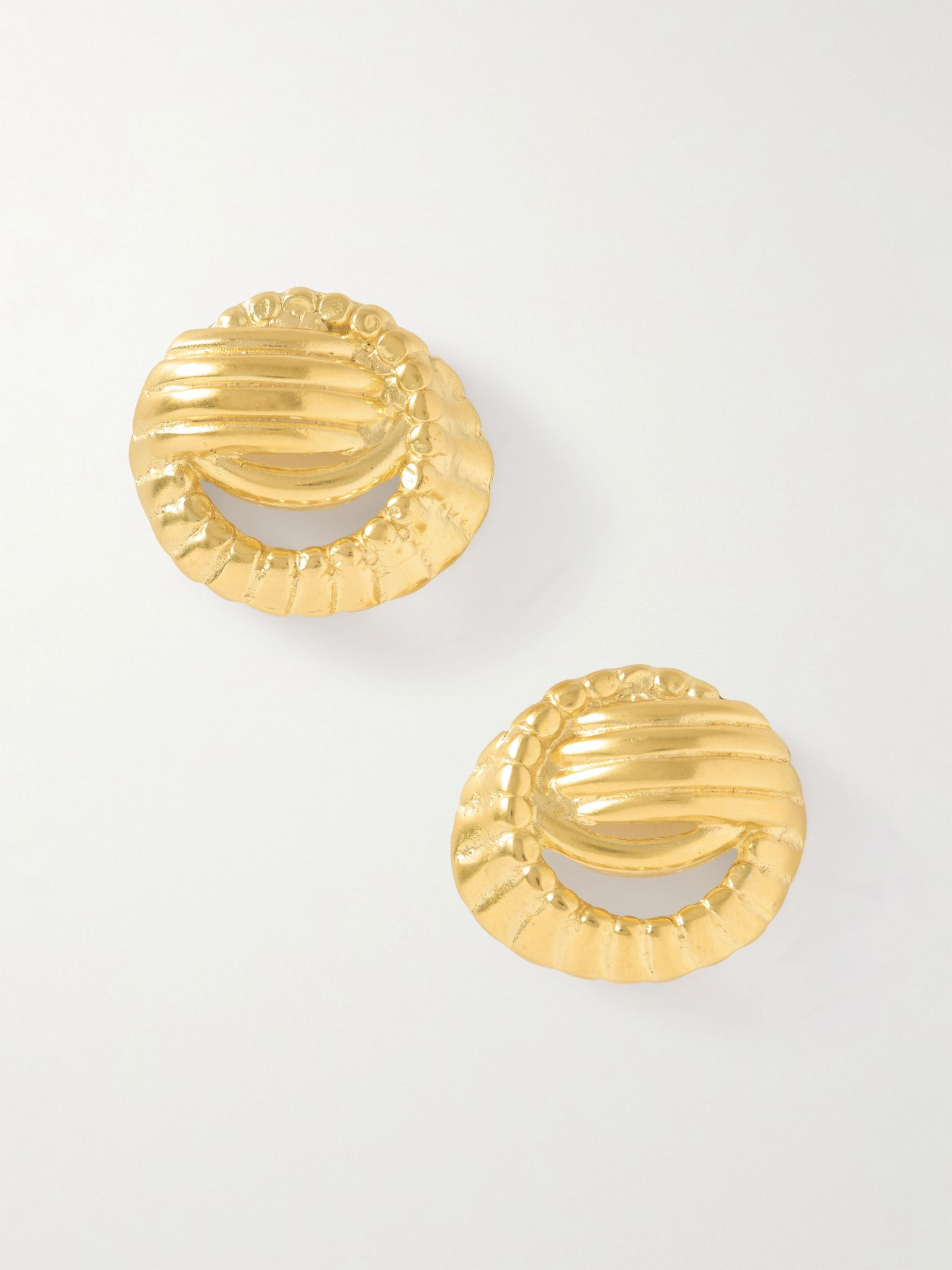 Gold-plated earrings Gold - 1