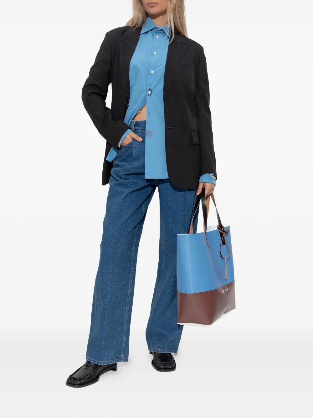 Marni Women Jeans With Logo Appliqué - 2