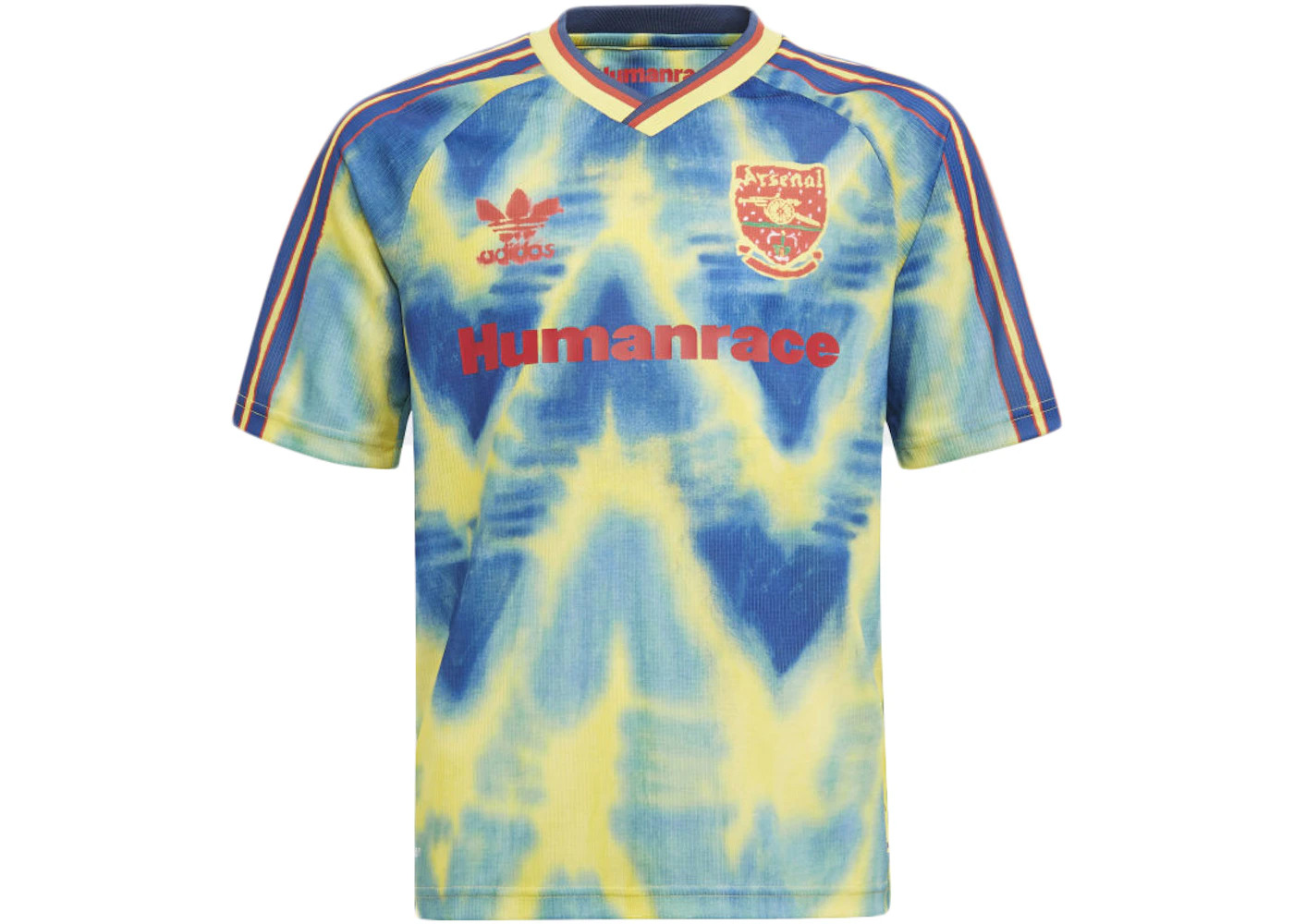 adidas Arsenal Human Race Jersey Eqt Yellow/Collegiate Navy - 1