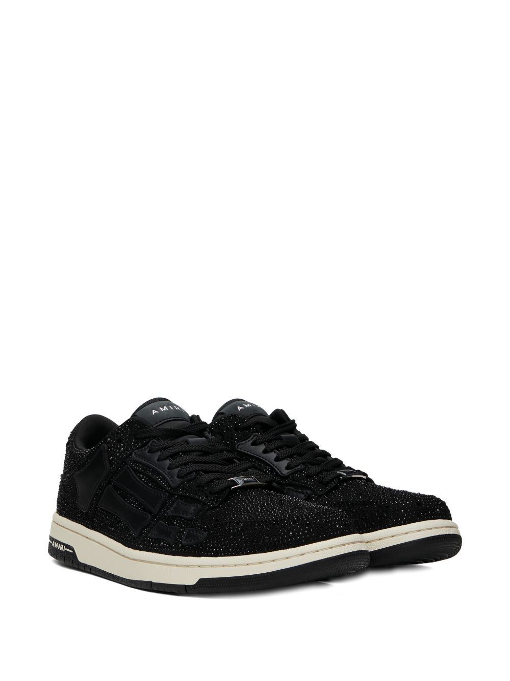 embellisment lace-up sneakers - 2