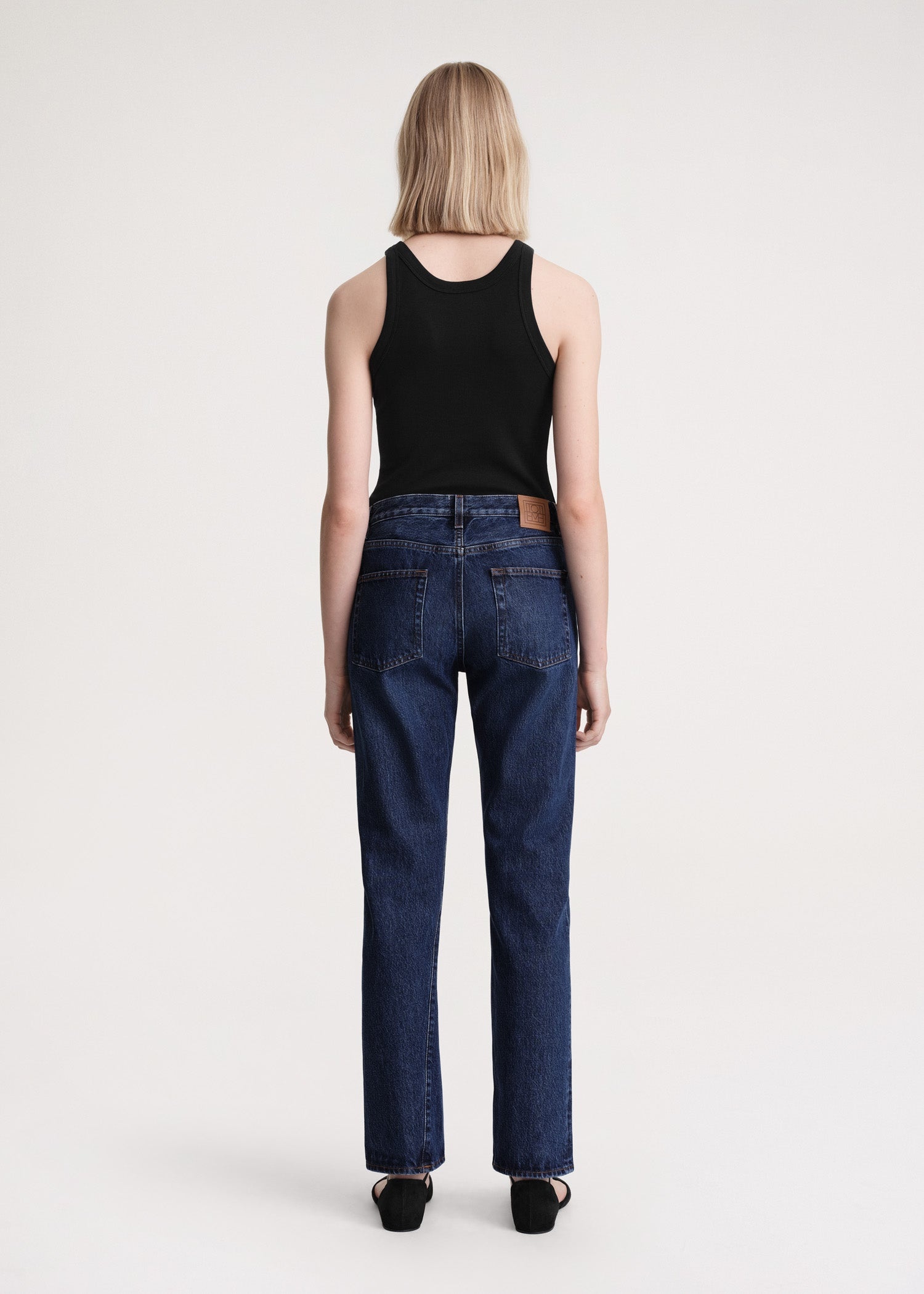 Twisted seam denim dark blue - 5