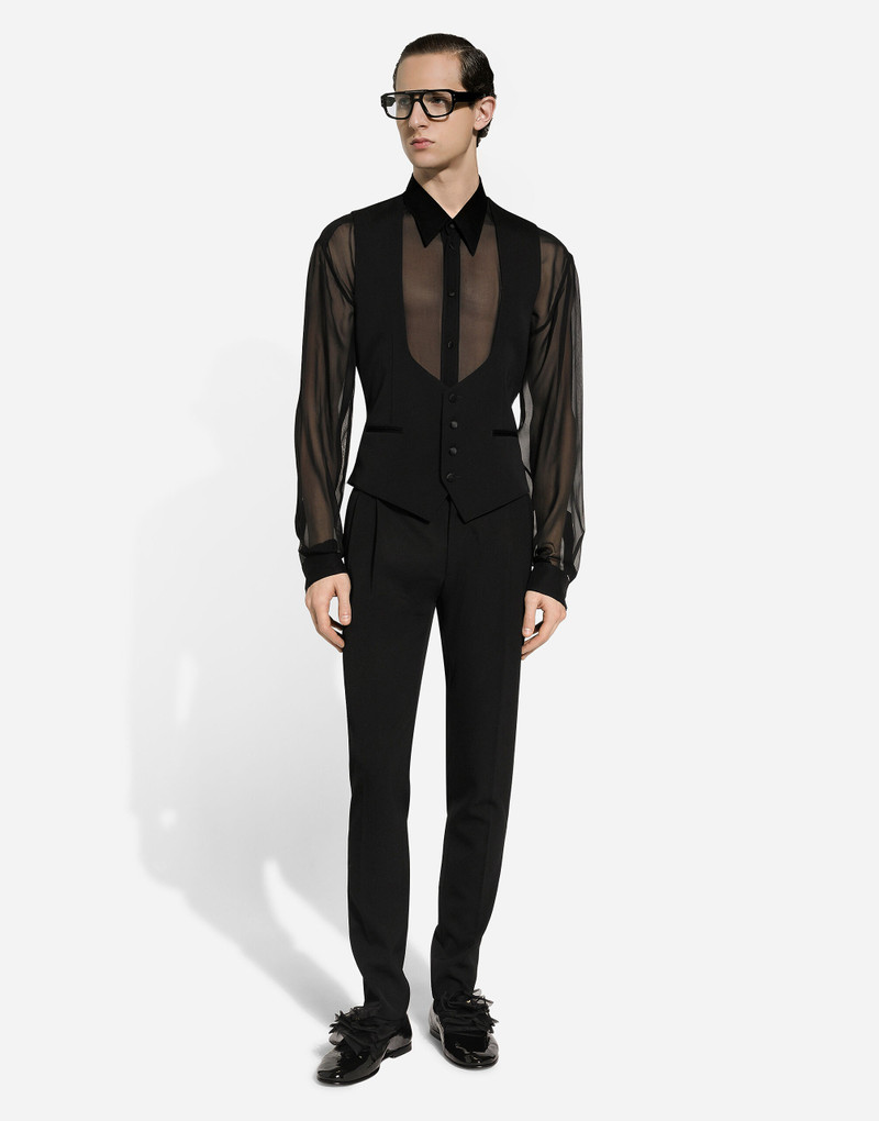 Dolce & Gabbana Classic gabardine tuxedo pants outlook