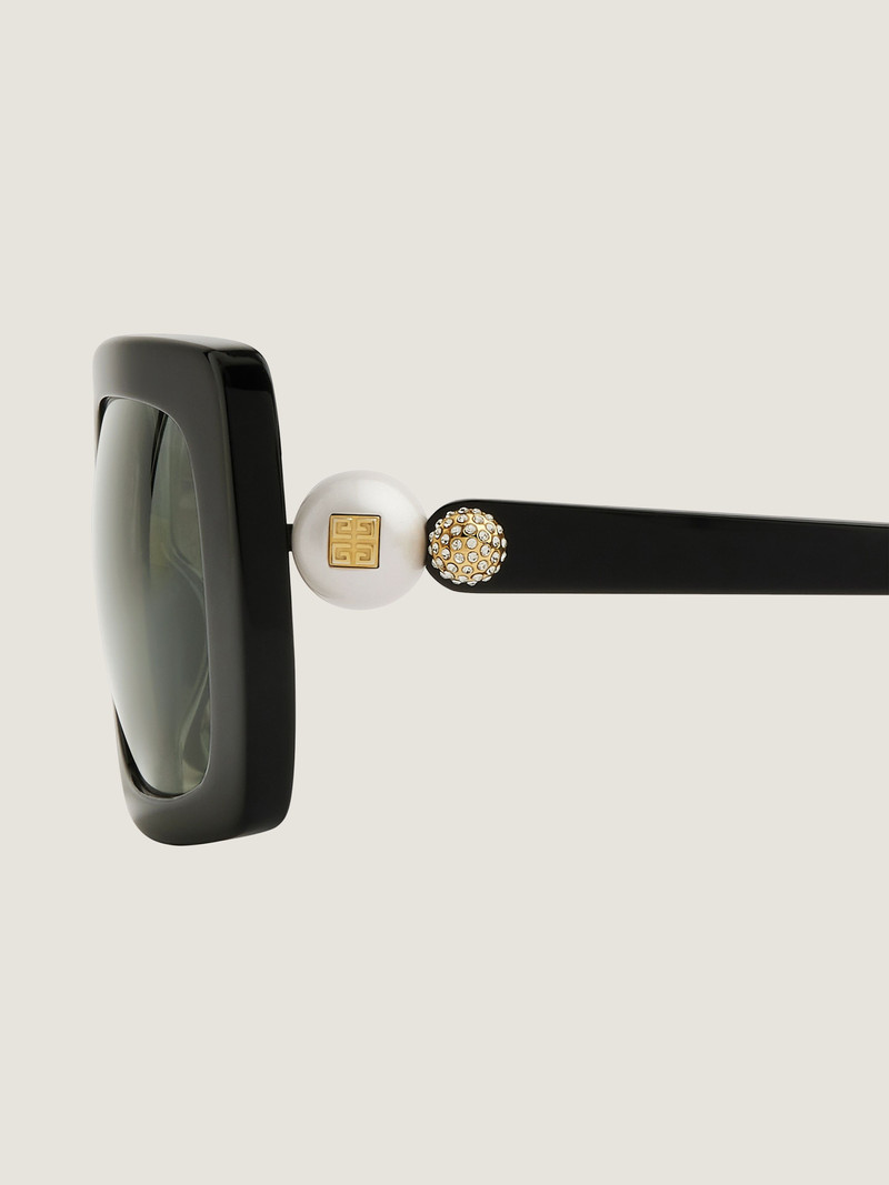 4G PEARL SUNGLASSES IN ACETATE WITH CRYSTALS 4