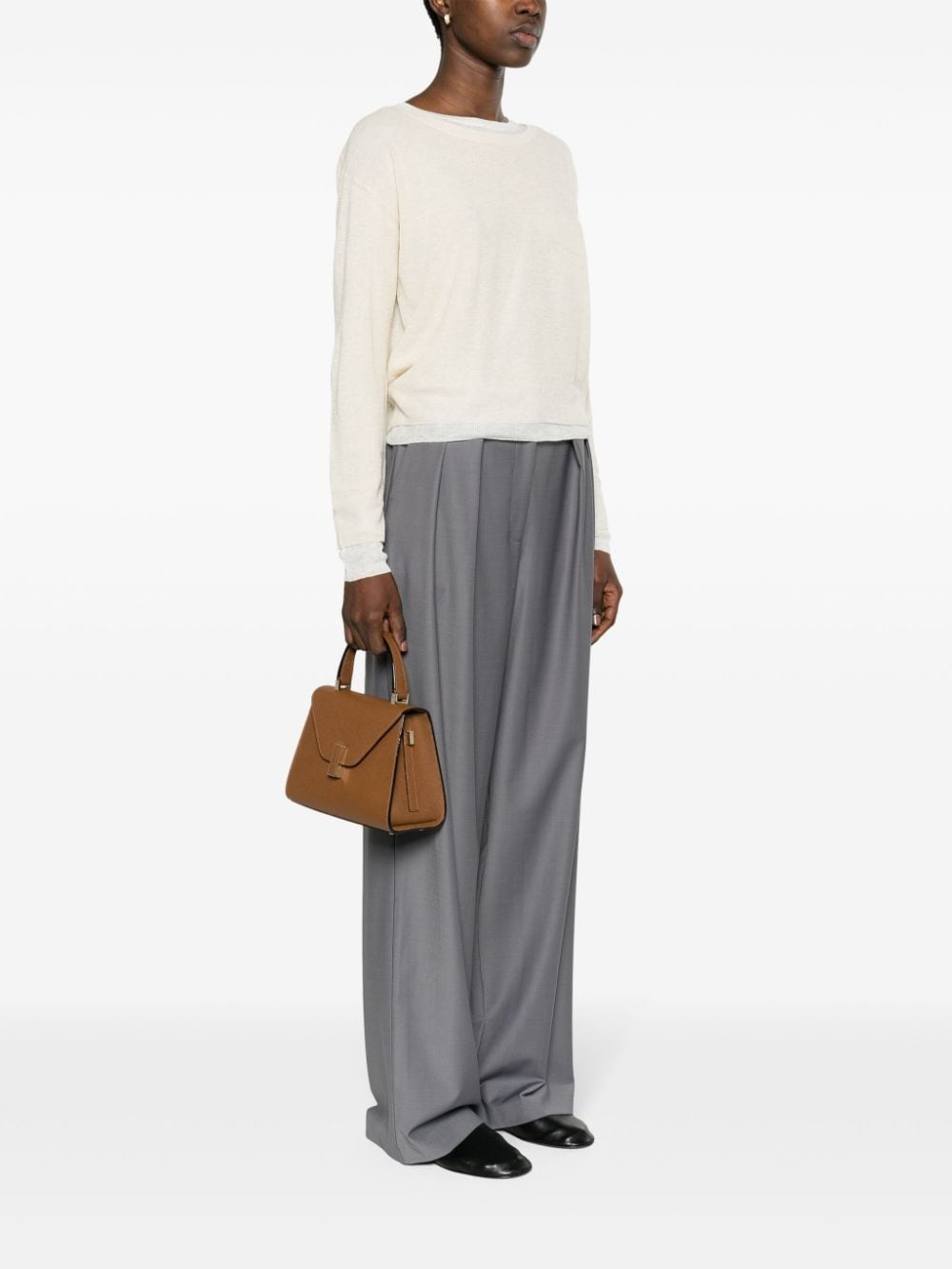 mini Iside leather tote bag - 2
