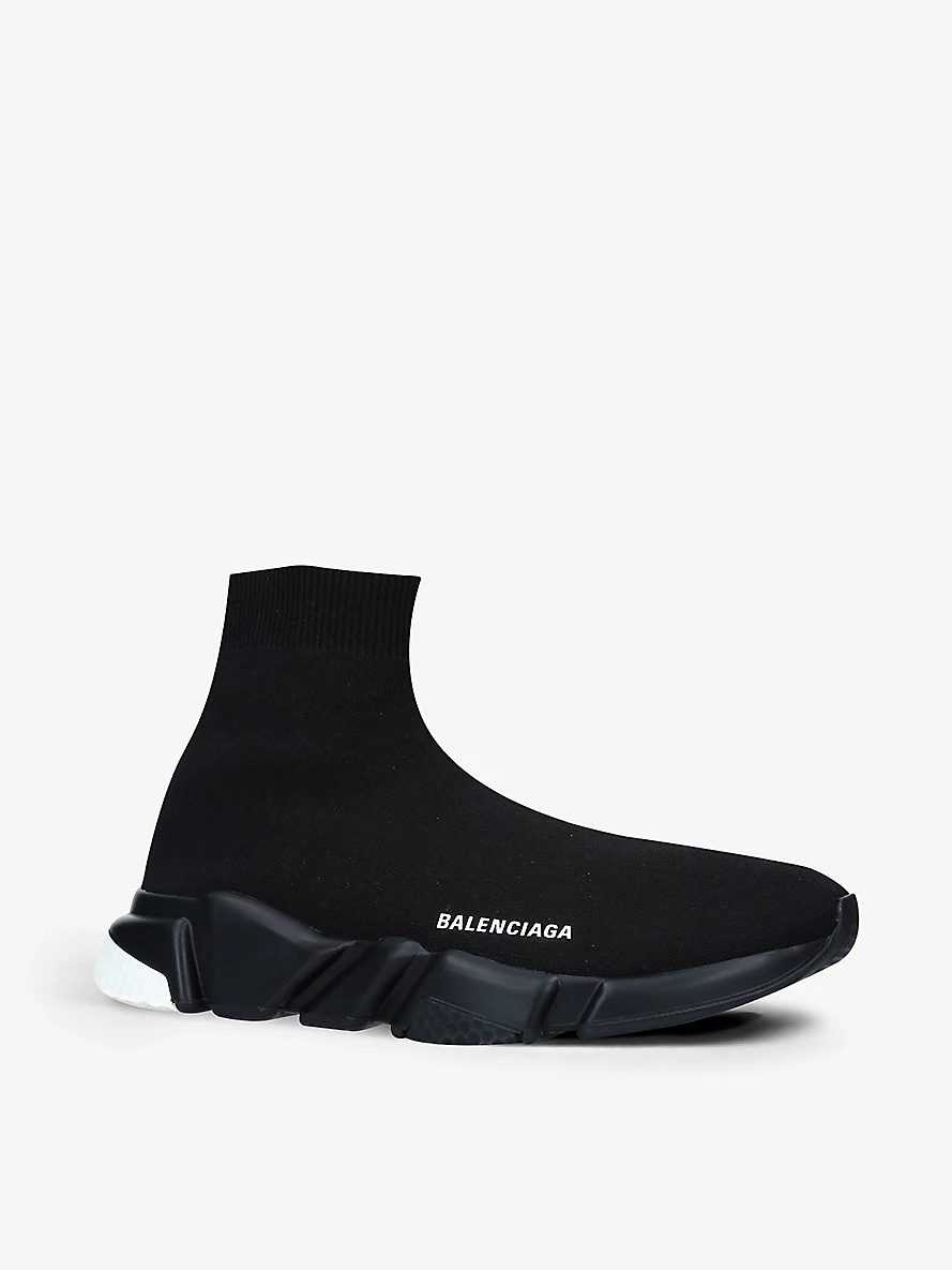 BALENCIAGA Men's Speed slip-on knitted mid-top trainers REVERSIBLE