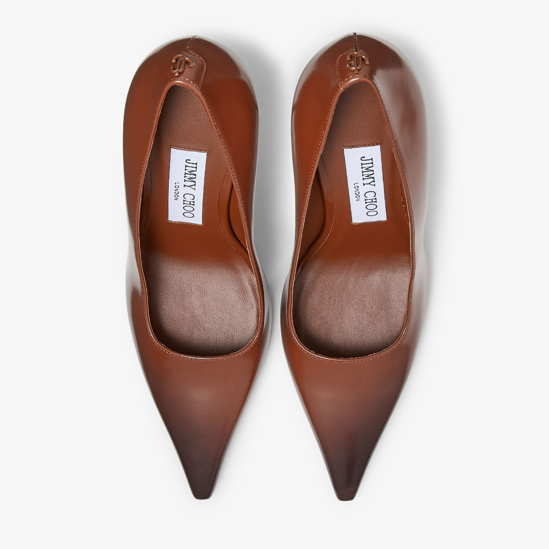 Ixia 95
Cognac Sprayed Spazzolato Leather Pumps - 4