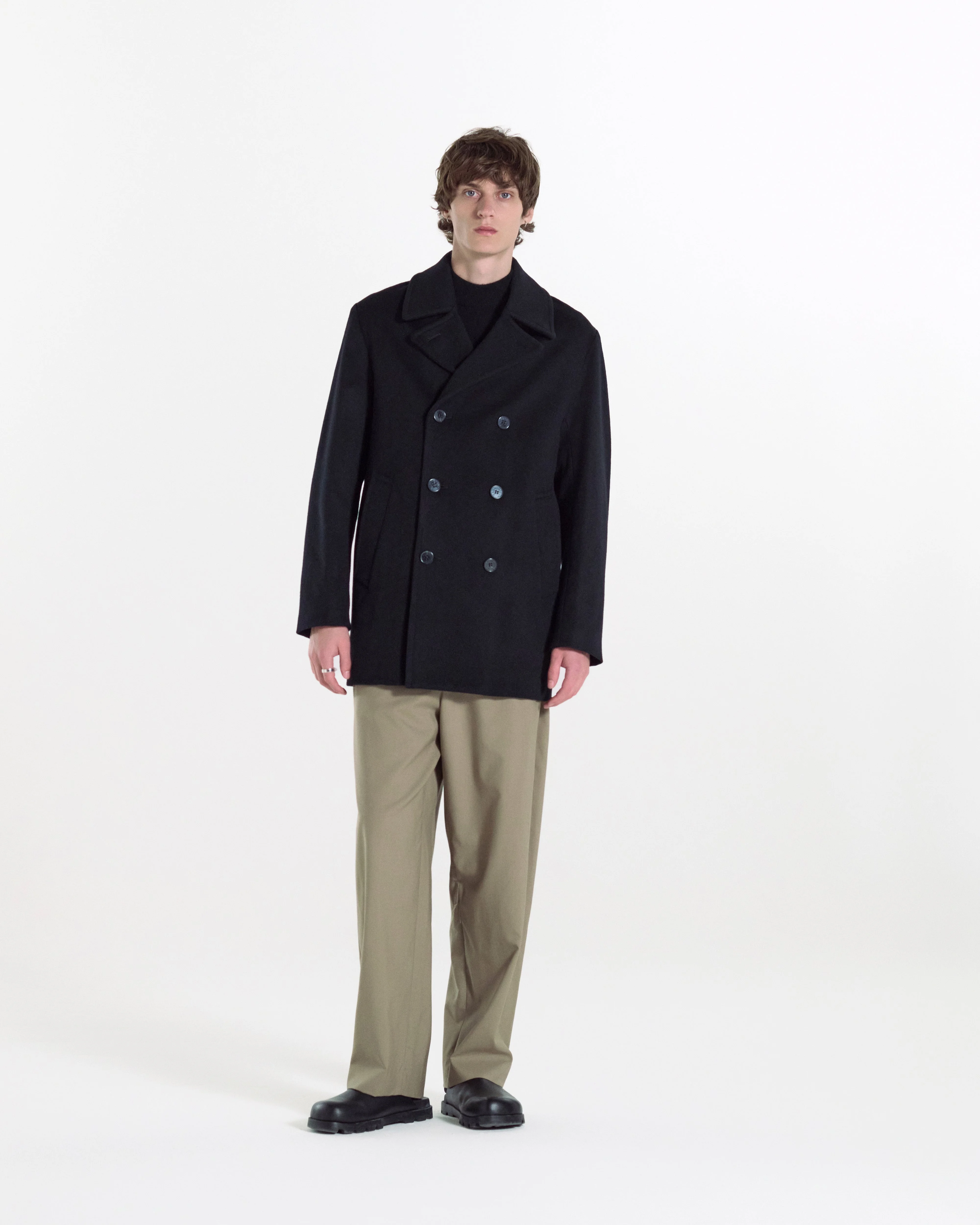 Dalton Wool Peacoat - 1