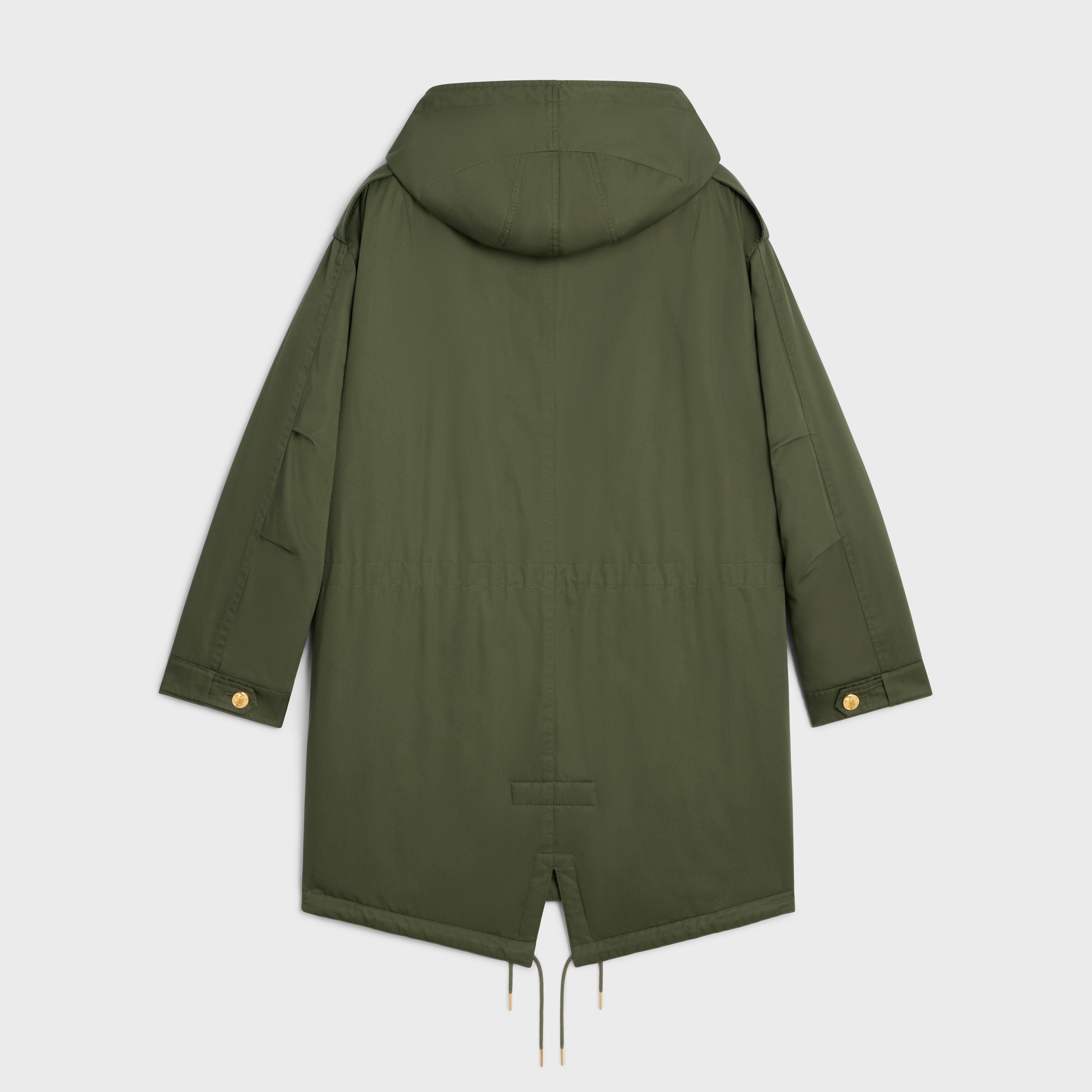 military parka in technical cotton - 2