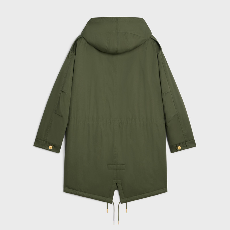 CELINE military parka in technical cotton outlook