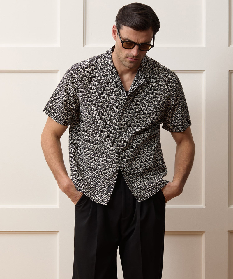 TODD SNYDER Silk-Cotton Capri Shirt outlook