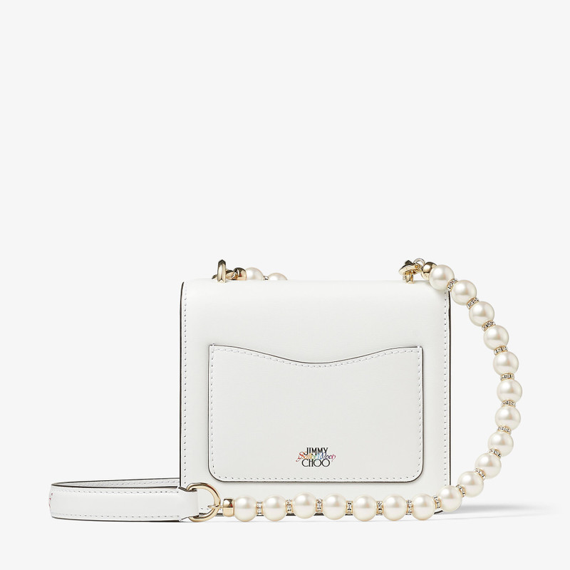 Sailor Moon Varenne Quad XS
Pink Manga Printed Leather Shoulder Bag with Pearl Strap 7