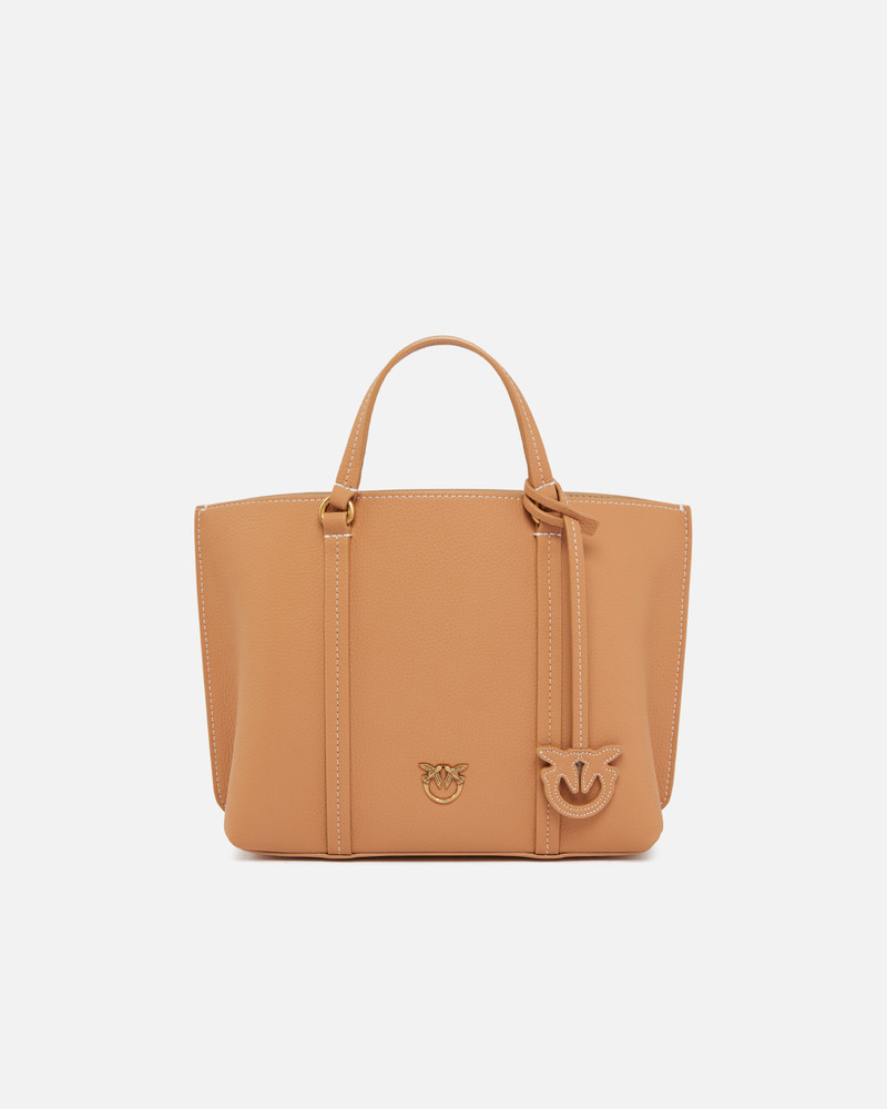 LARGE TUMBLED LEATHER SHOPPER BAG 1