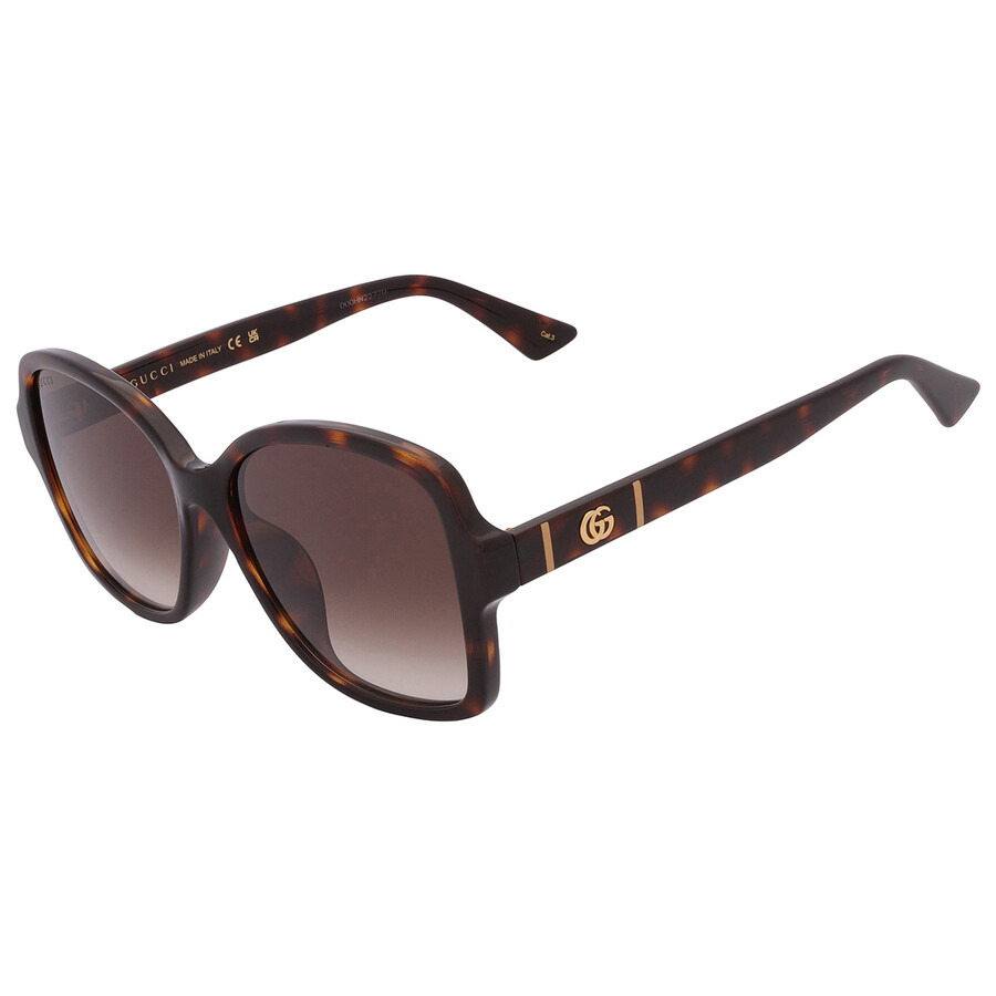 Gucci Brown Gradient Butterfly Ladies Sunglasses GG0765SA 003 57 - 4