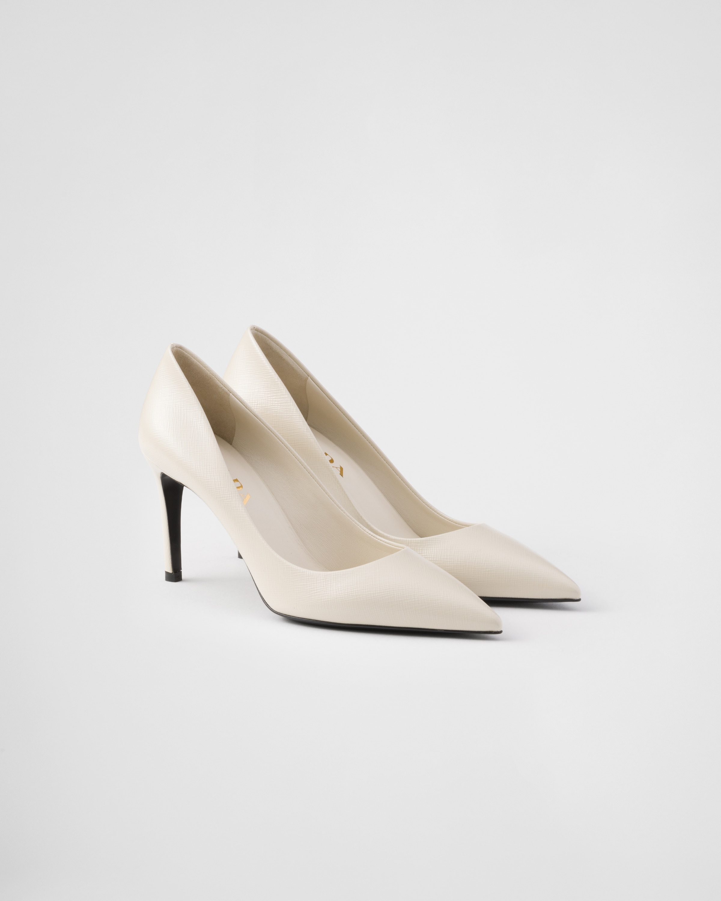 Patent Saffiano leather pumps - 1