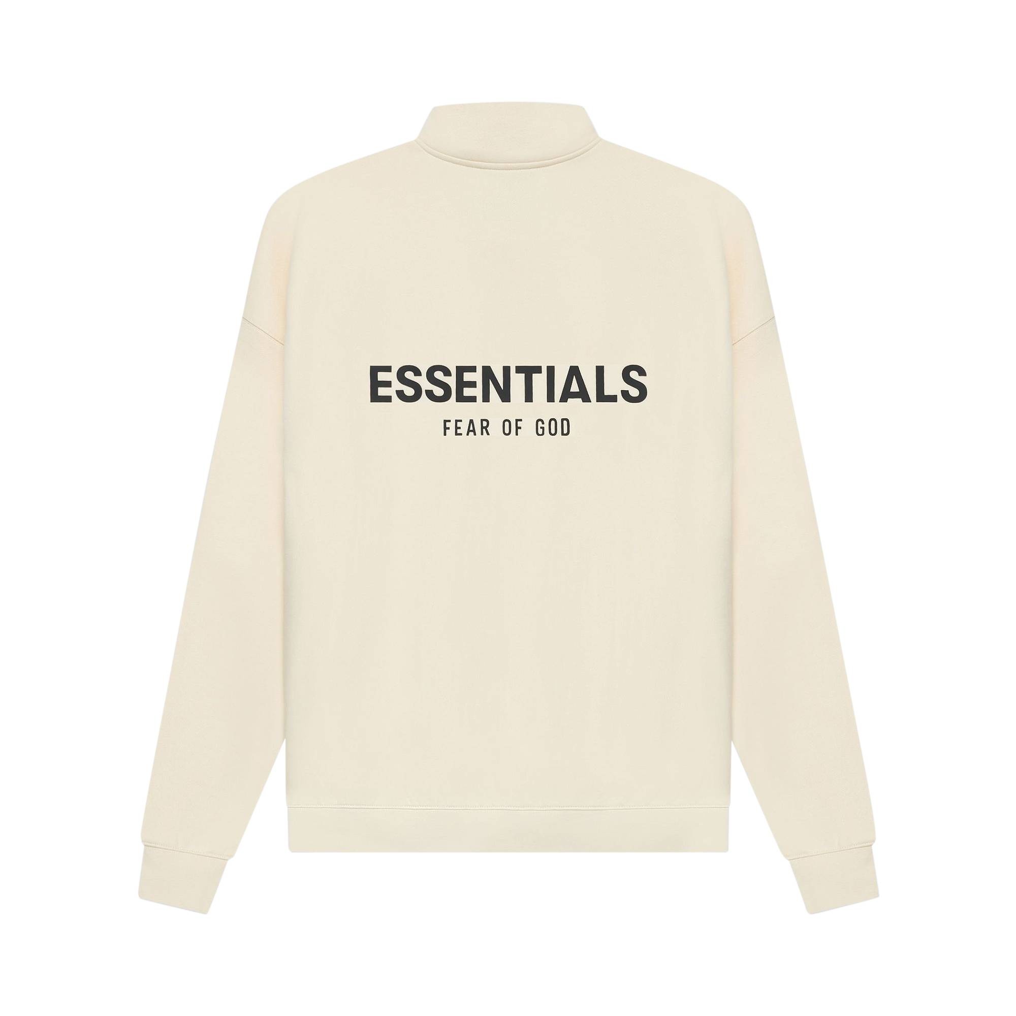 Fear of God Essentials Mockneck Half Zip 'Buttercream' - 2