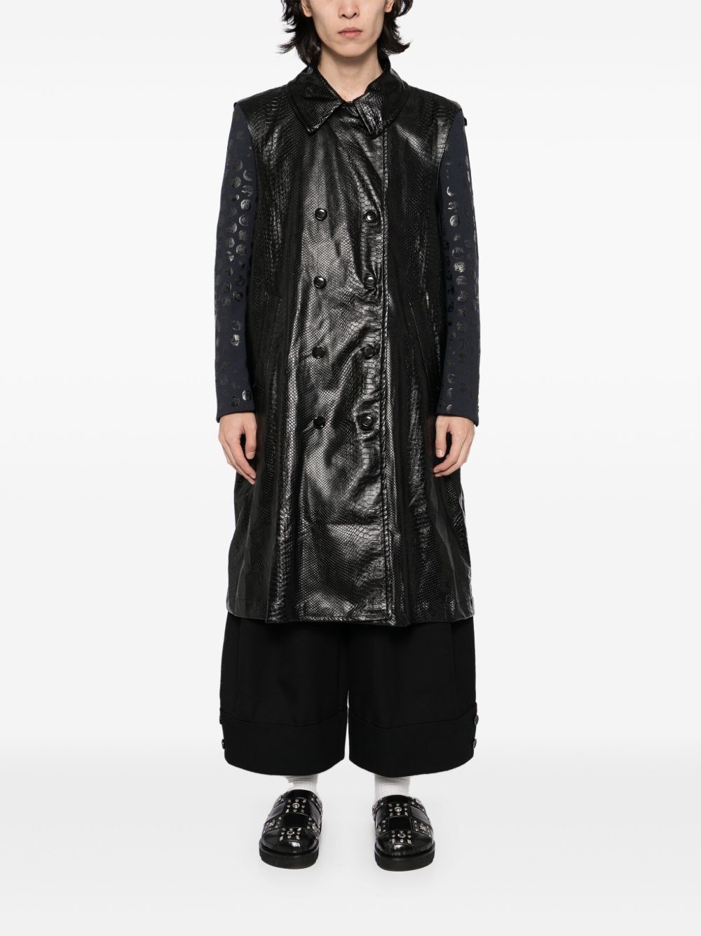 leather coat - 2