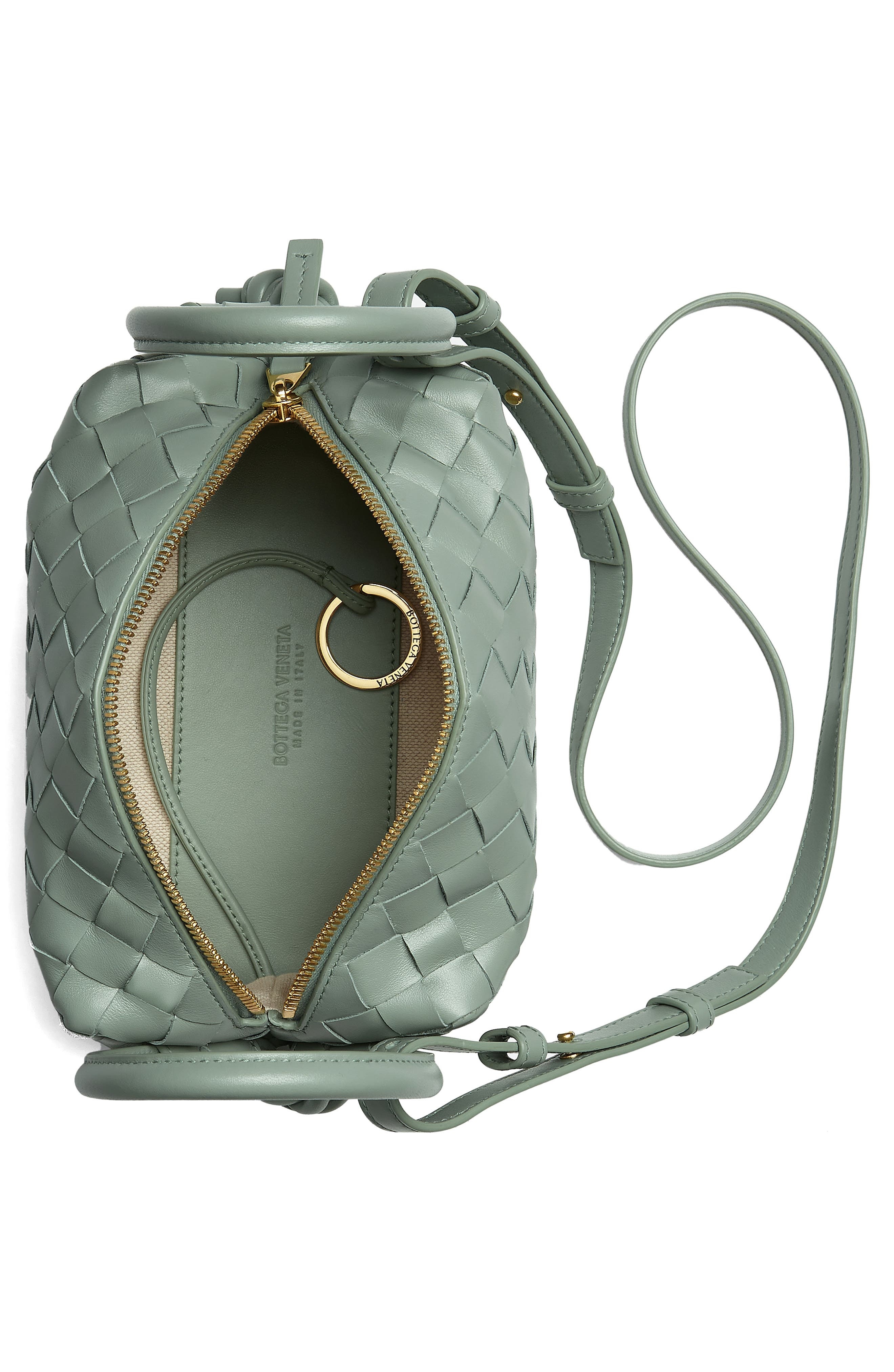 Small Loop Intrecciato Leather Crossbody Bag - 4