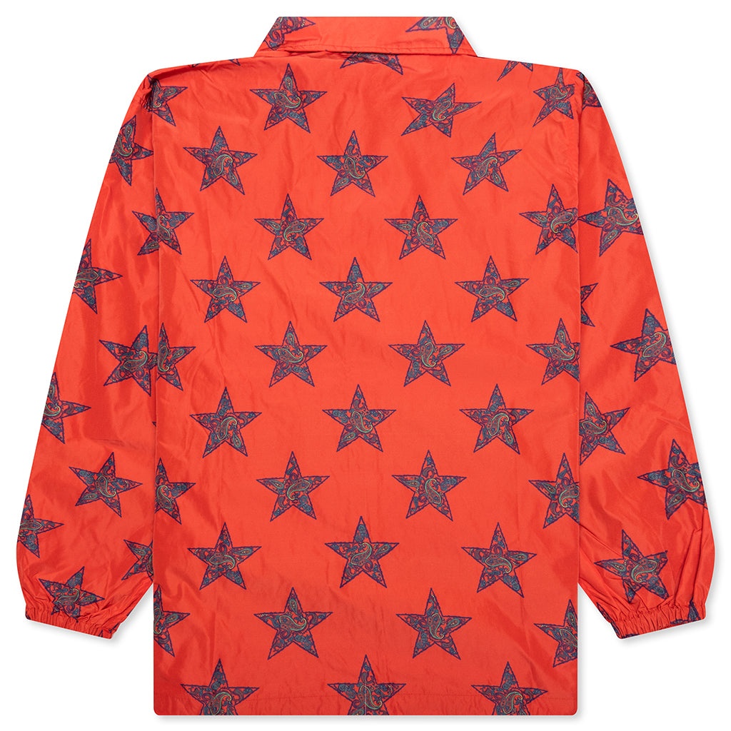 COACH JACKET - RED/STAR - 2