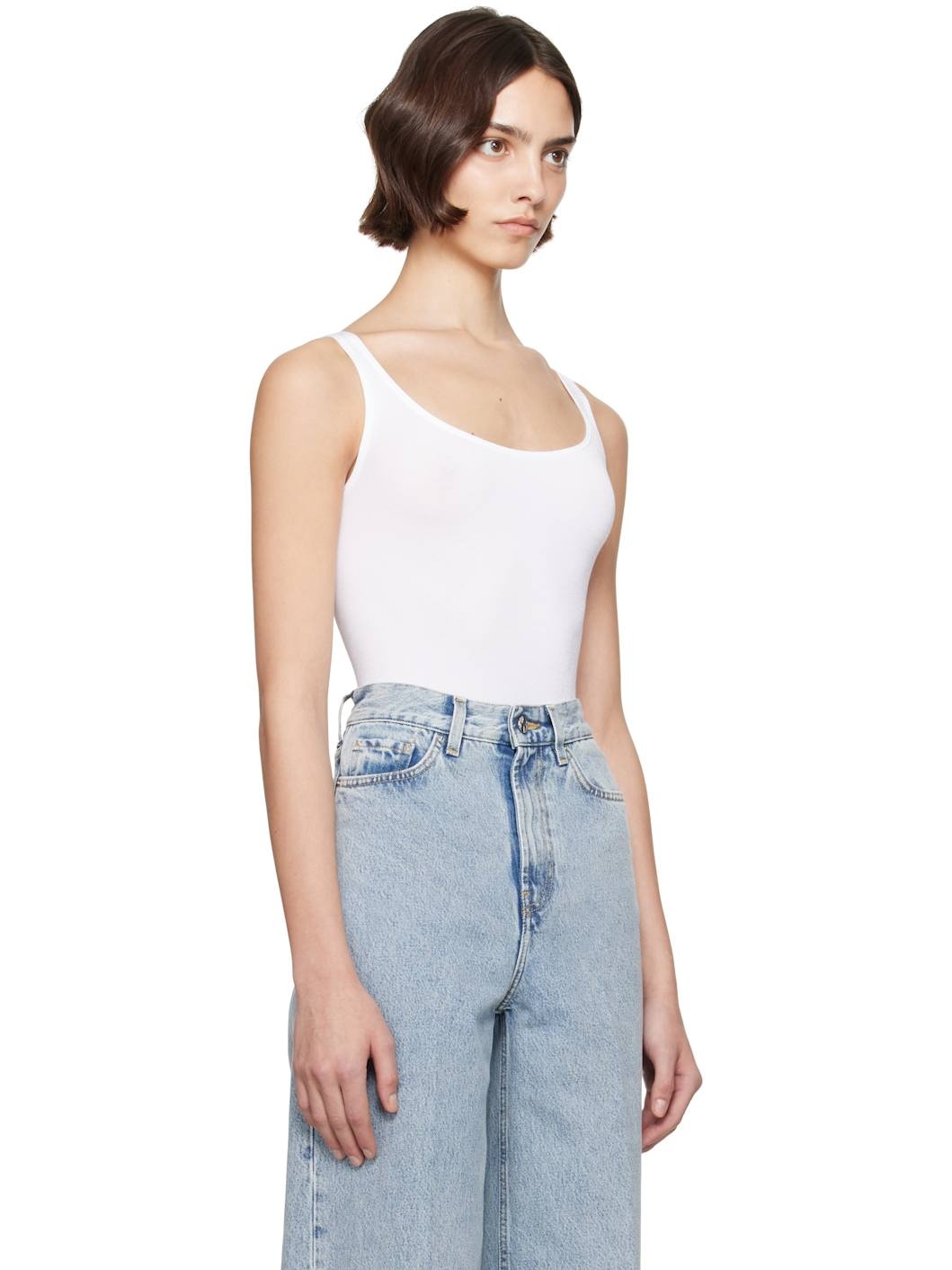 White Jamaika String Bodysuit - 2