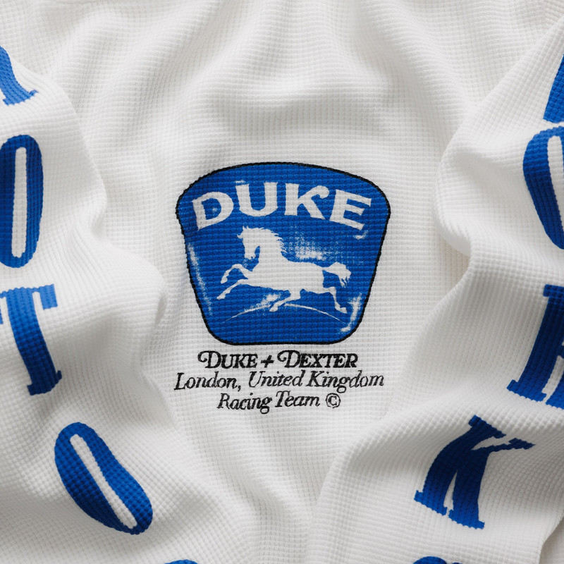 DR Sponsors Vintage White Waffle Top 7