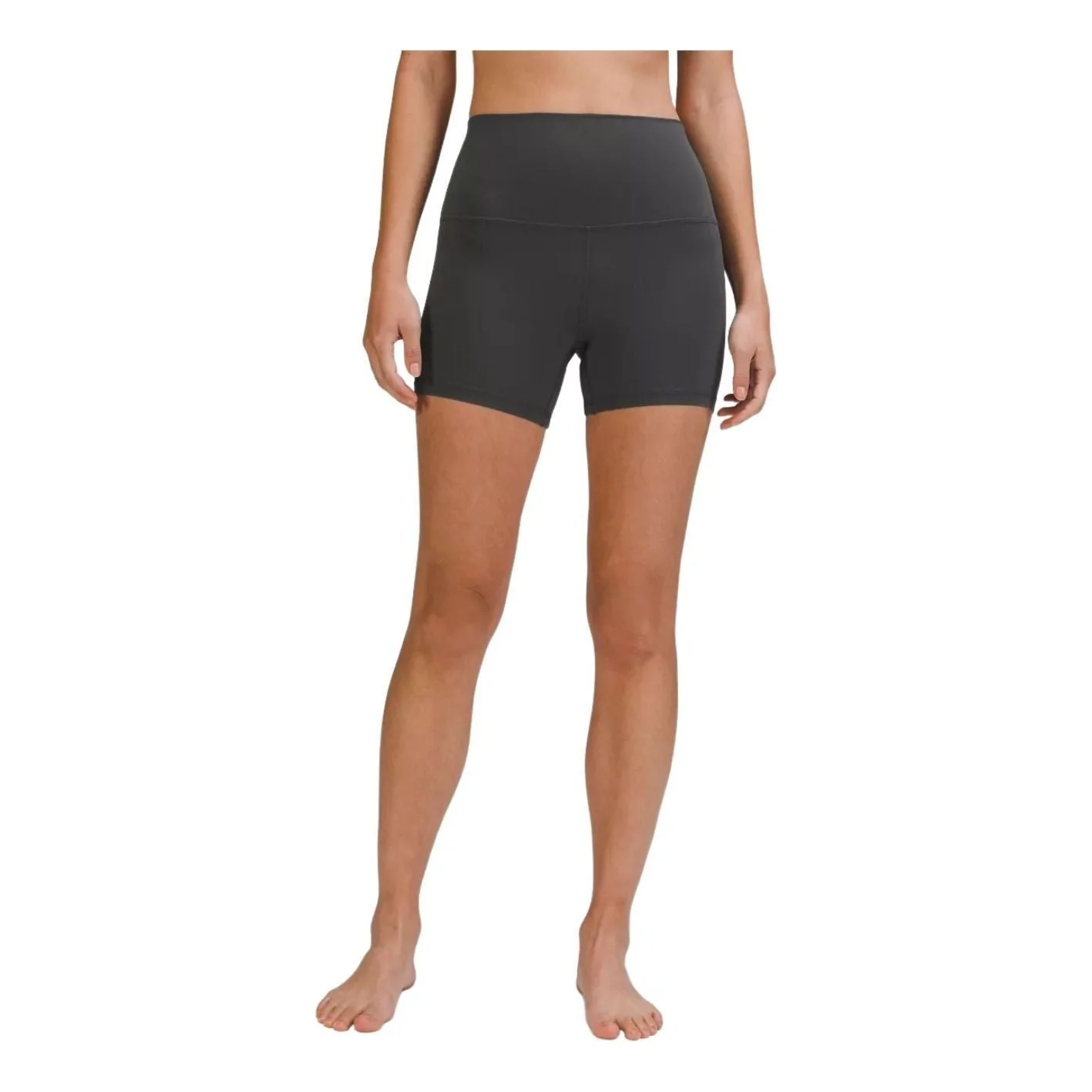 (WMNS) LULULEMON Align High-Rise Short 6" 'Graphite Grey' LW7BG3S-713123608 - 1