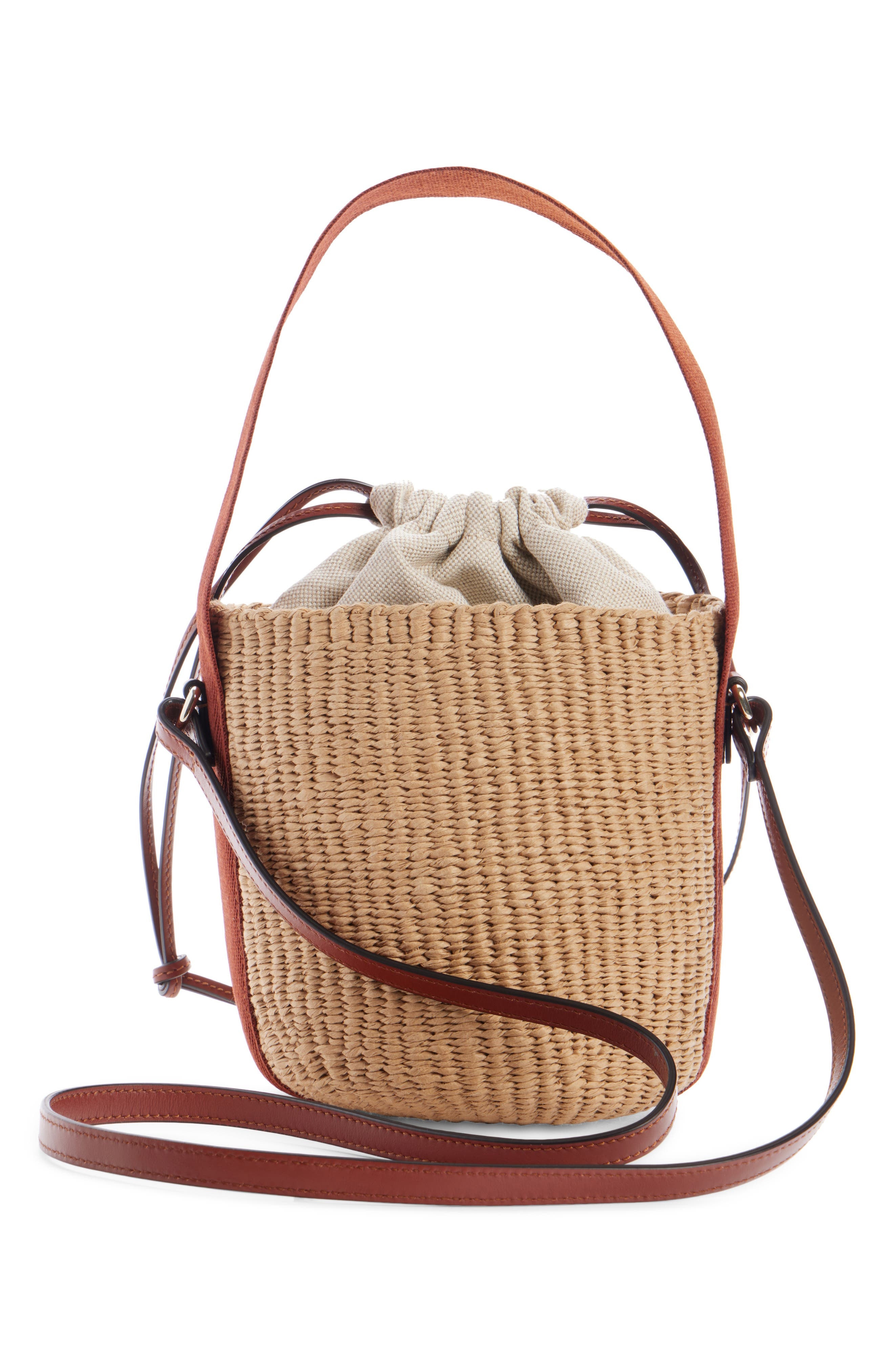 Chloé Small Horse Medal Basket Bag in 27S Sepia Brown at Nordstrom - 4