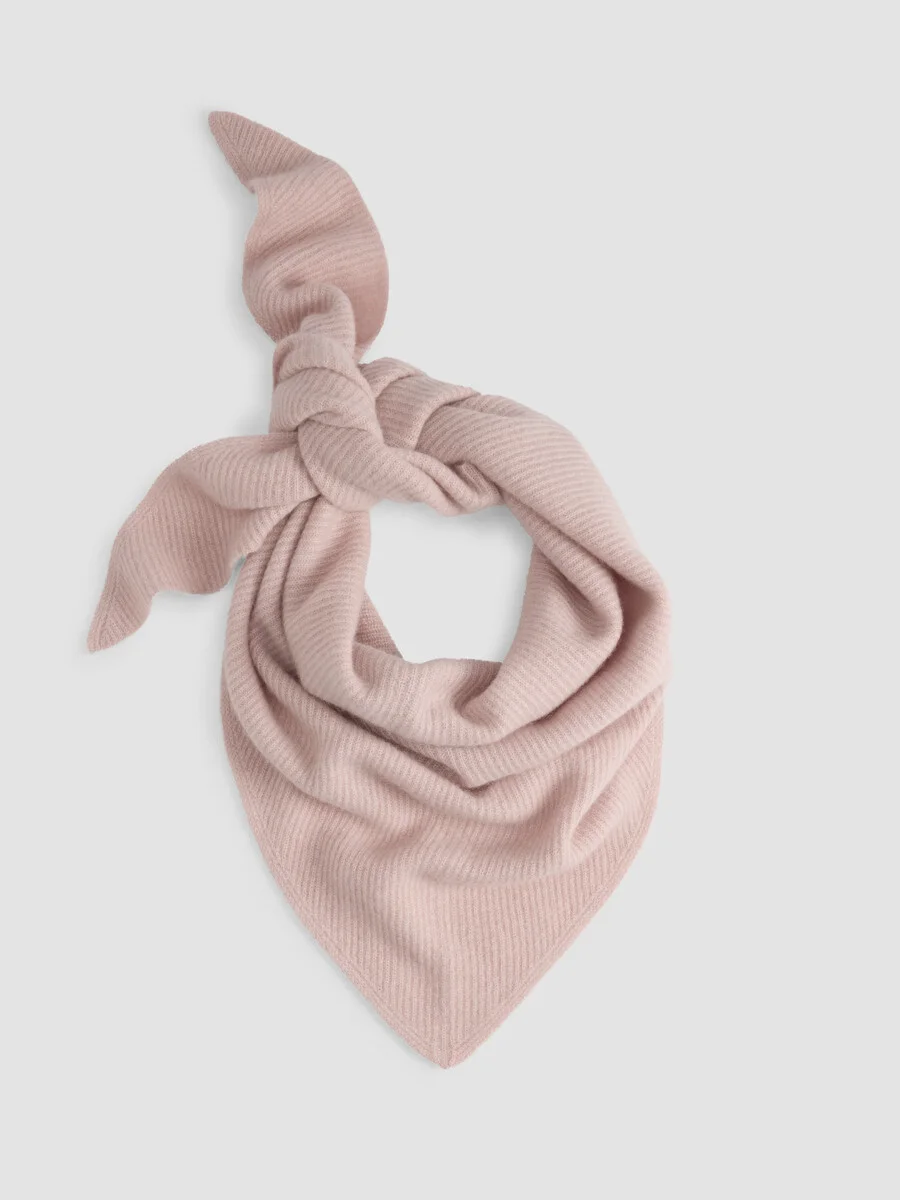 Italian Cashmere Triangle Scarf - 1