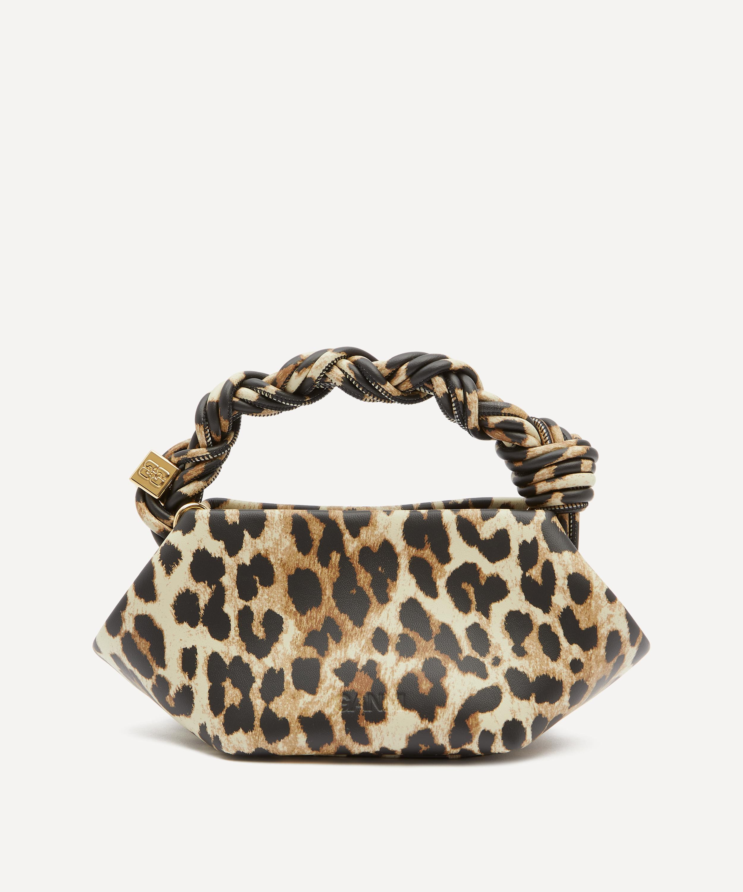 Leopard Mini Bou Top Handle Bag - 4