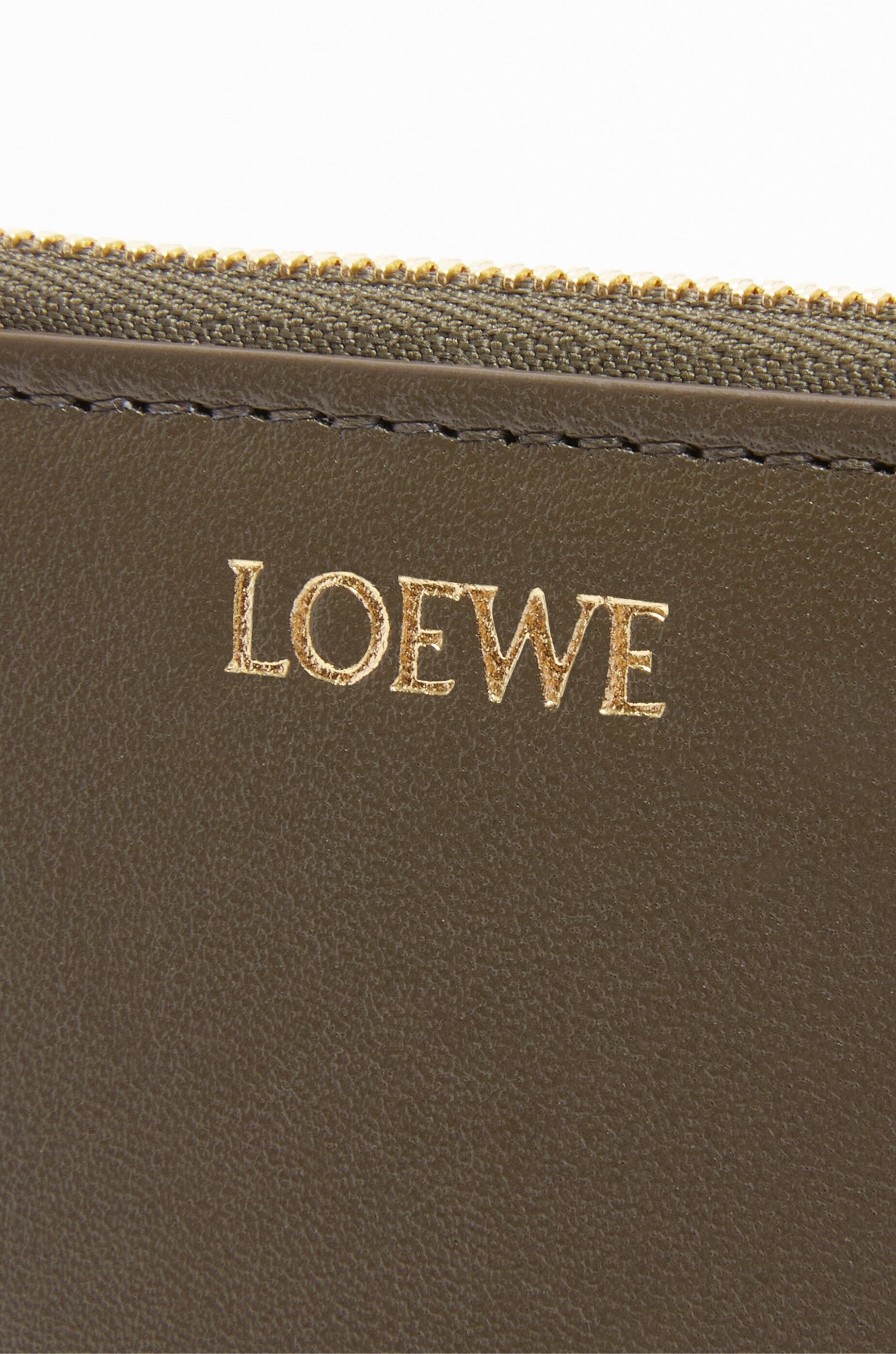 Knot compact zip wallet in shiny nappa calfskin - 5