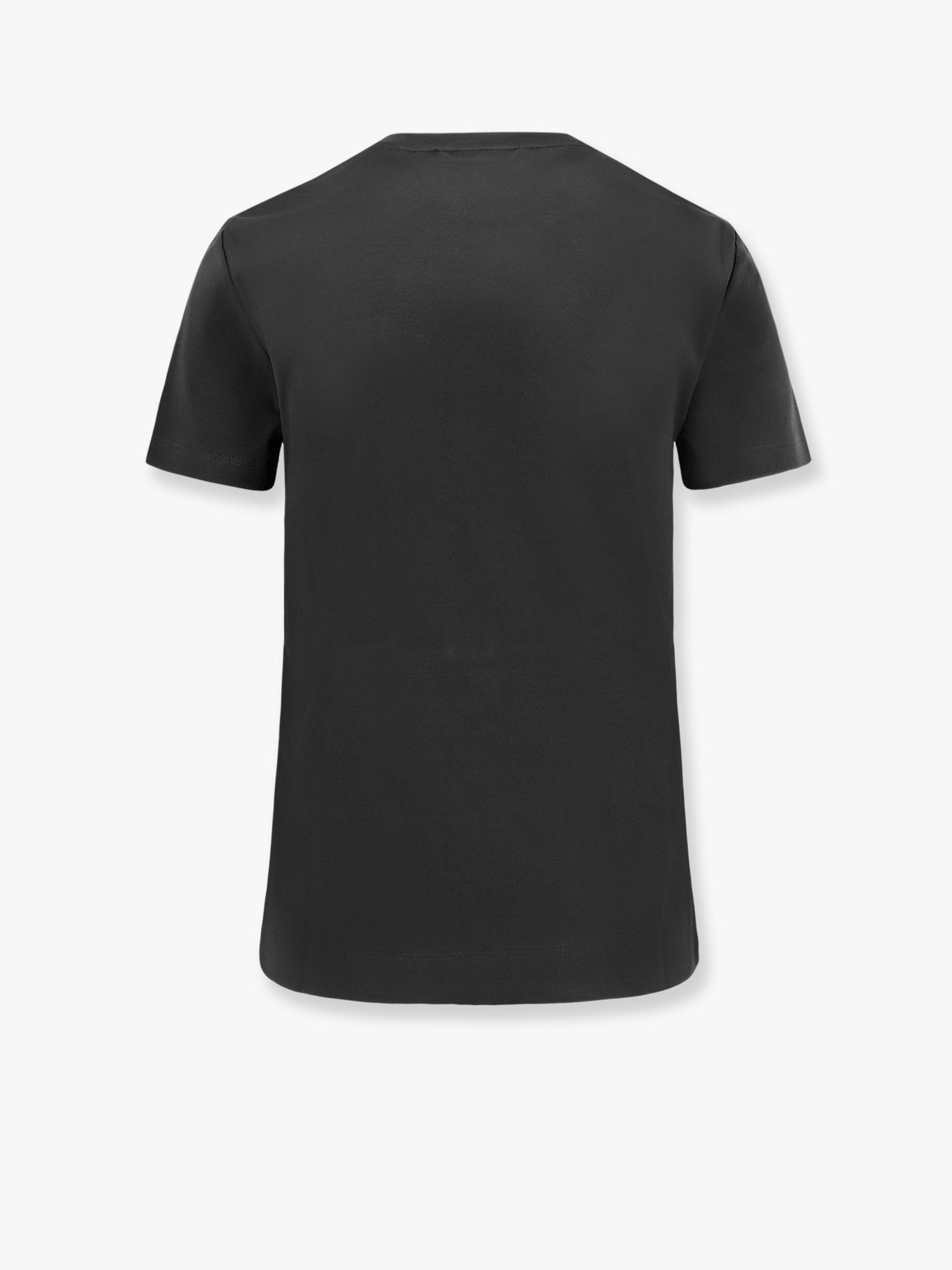 Max Mara Nerina Cotton T-Shirt With Max Mara Embroidery - 2