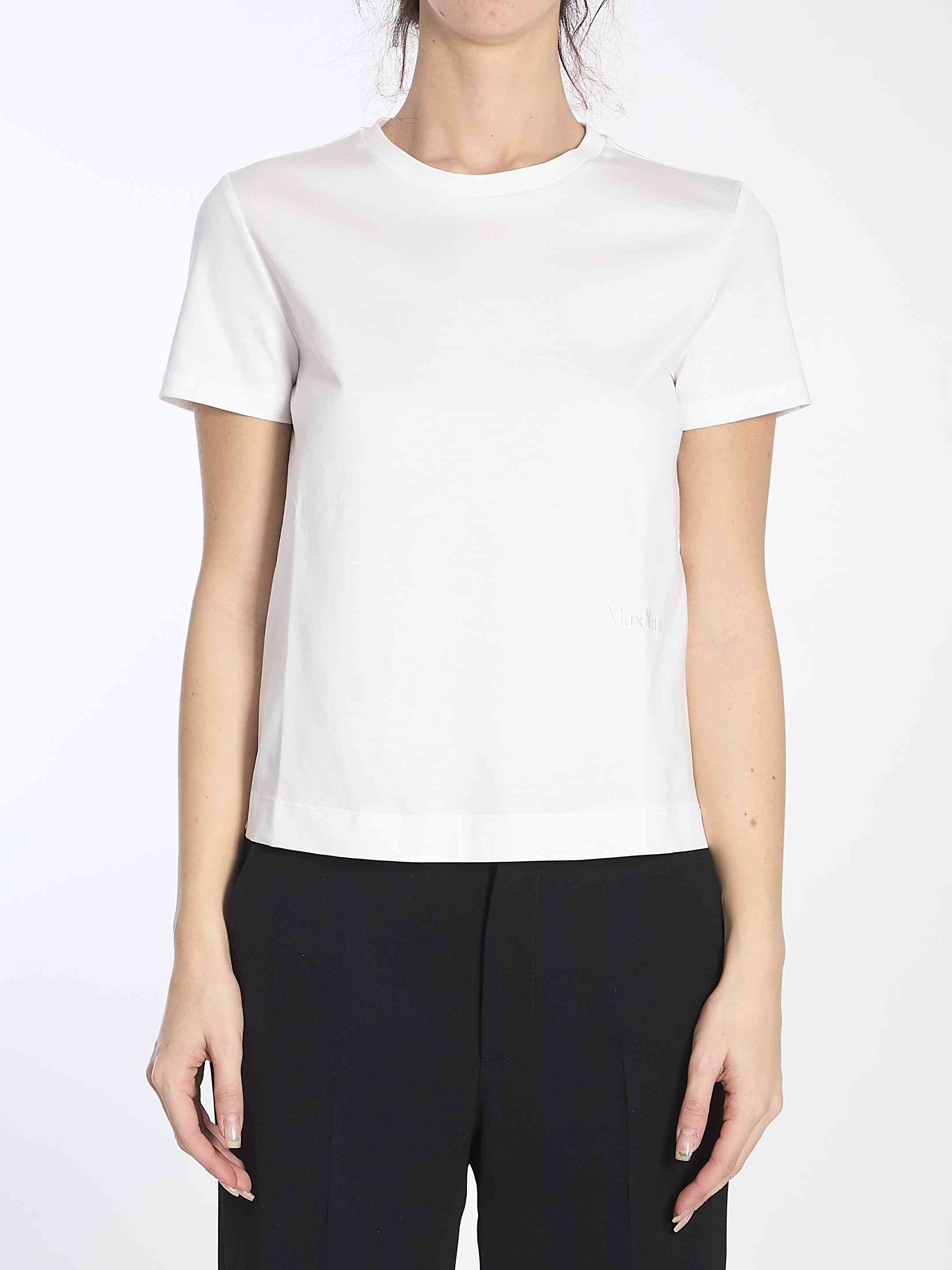Max Mara Women Embroidered Logo T-Shirt - 1