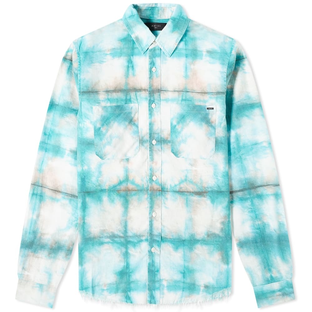 AMIRI Watercolour Plaid Shirt - 1