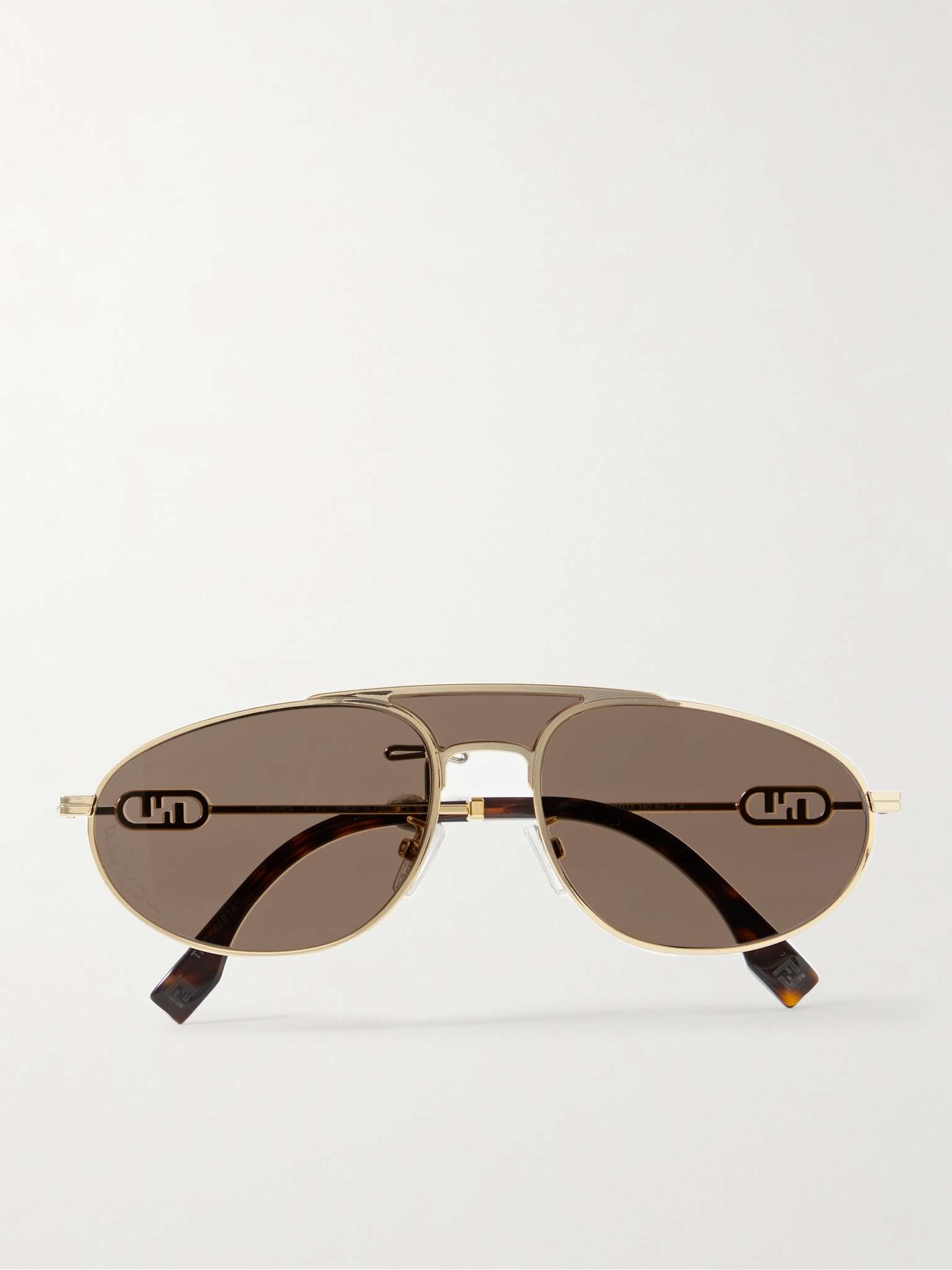 O'Lock Aviator-Style Metal Sunglasses - 1