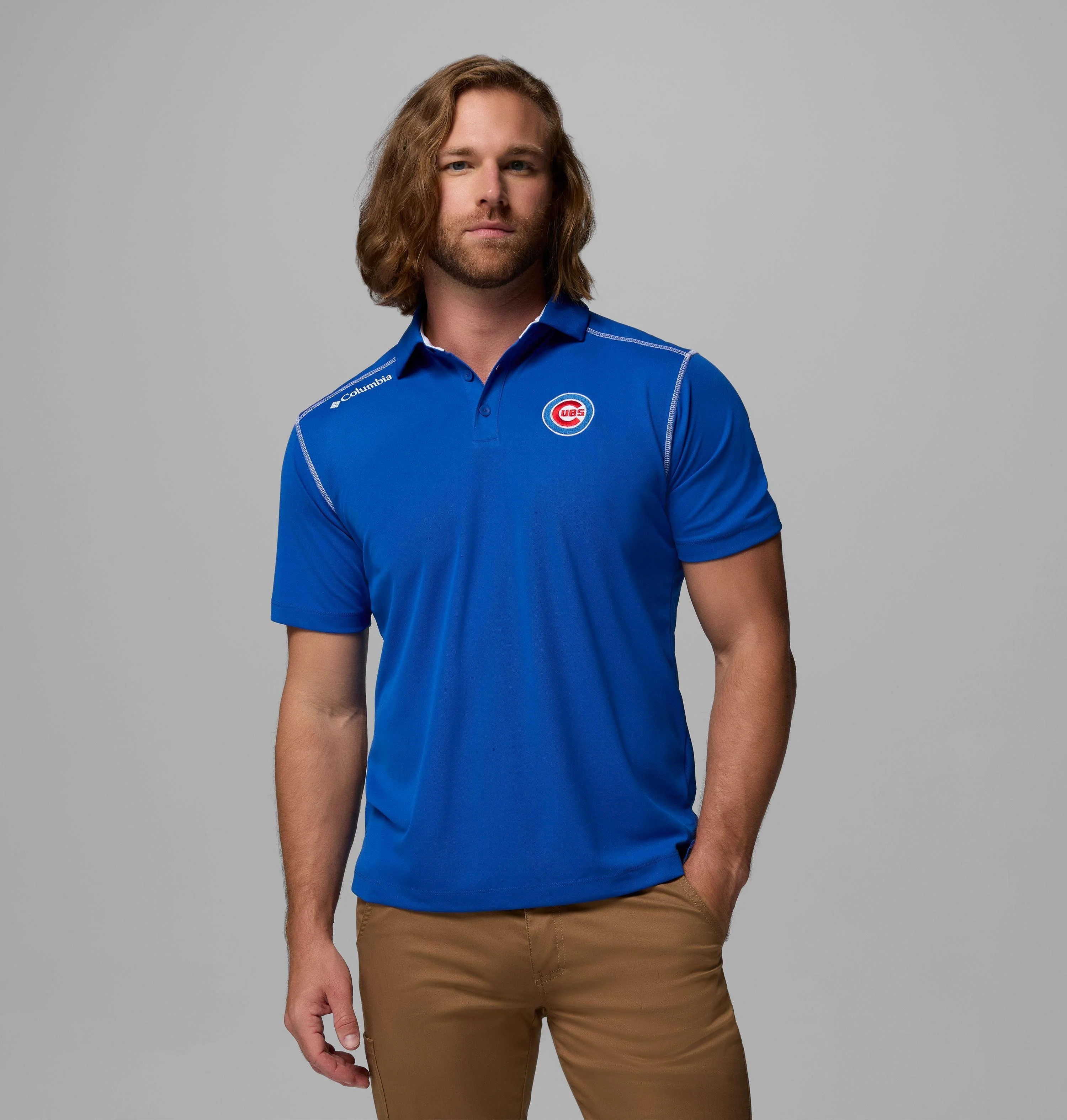 Men's Shotgun Polo - Chicago Cubs - 1