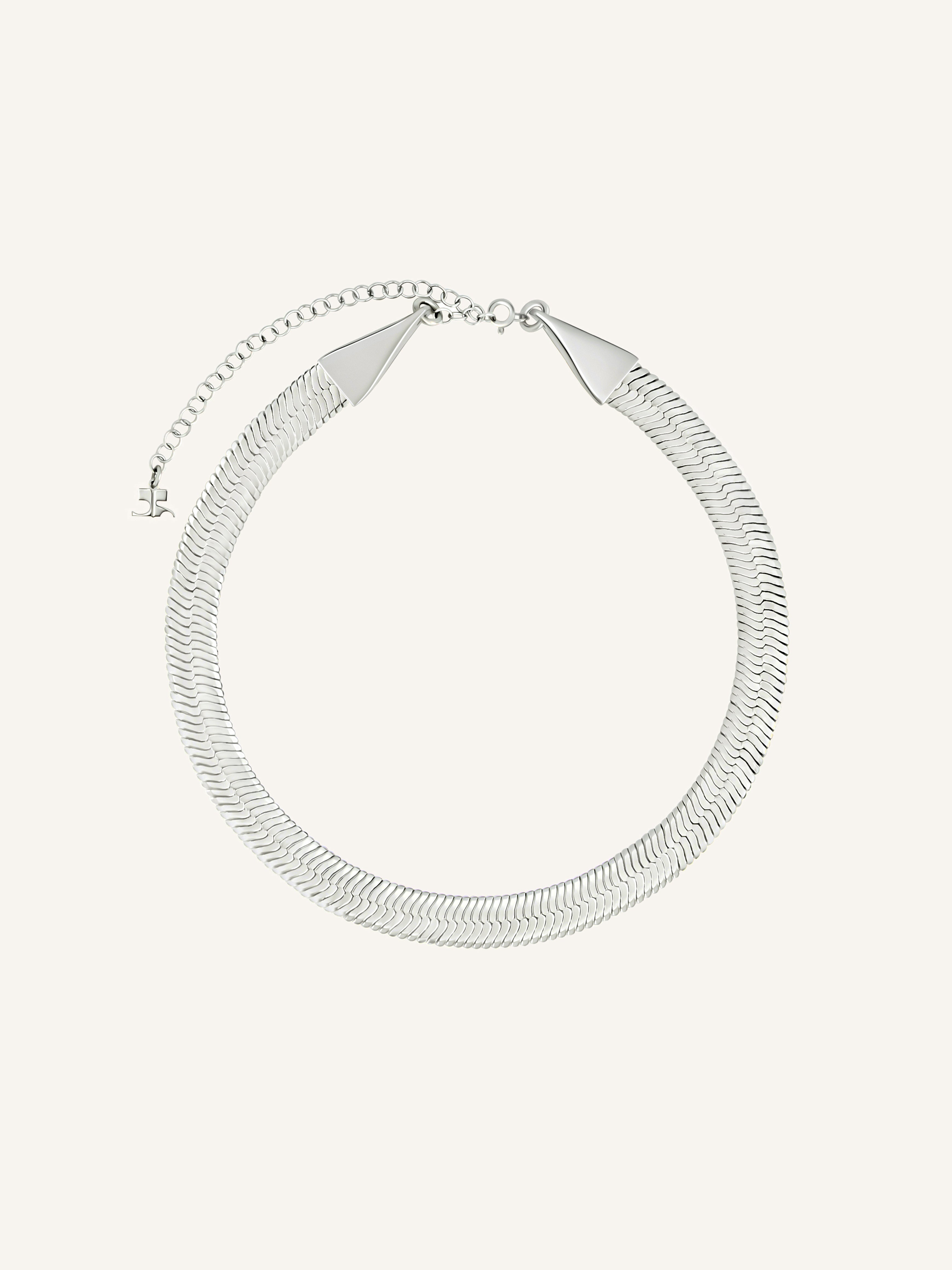 SNAKE CHAIN CHOCKER NECKLACE - 2